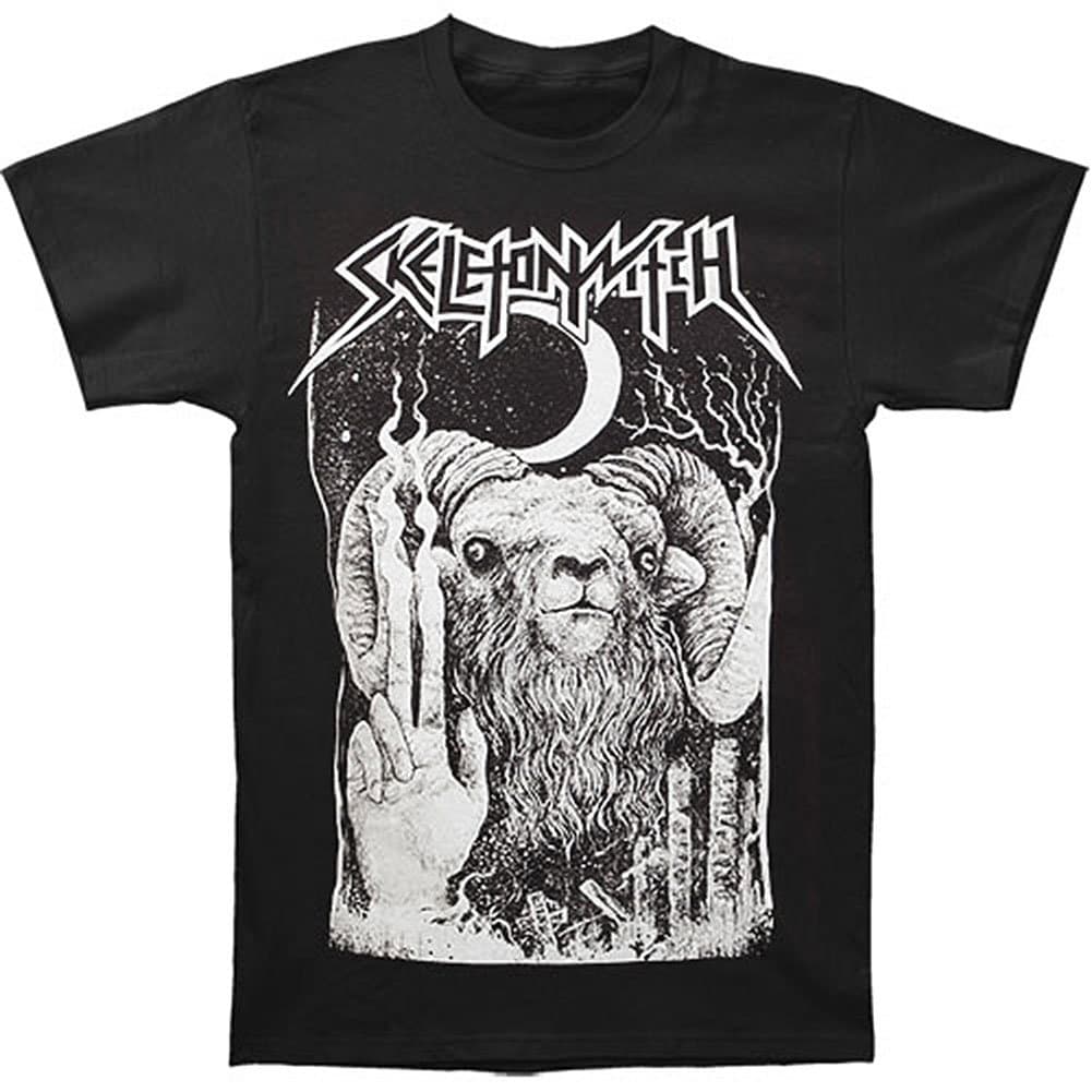 Skeletonwitch Men's Unmerciful Goat T-shirt Medium Black