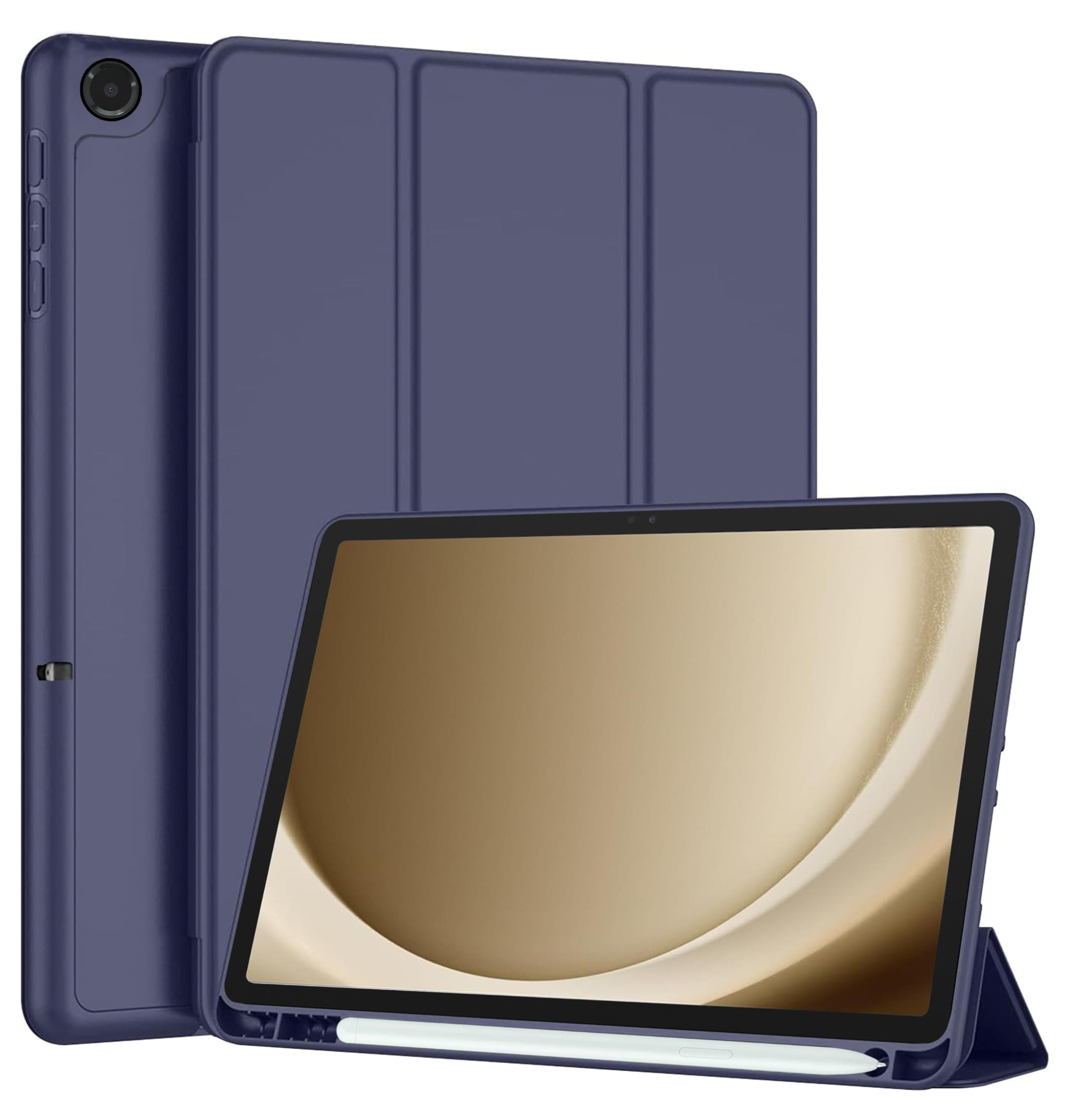 - TGK Case for Samsung Galaxy Tab A11+ Plus 11 Inch 2025 Cover/Galaxy Tab A9 Plus 2023 Trifold Smart Stand Flip Cover (Blue)