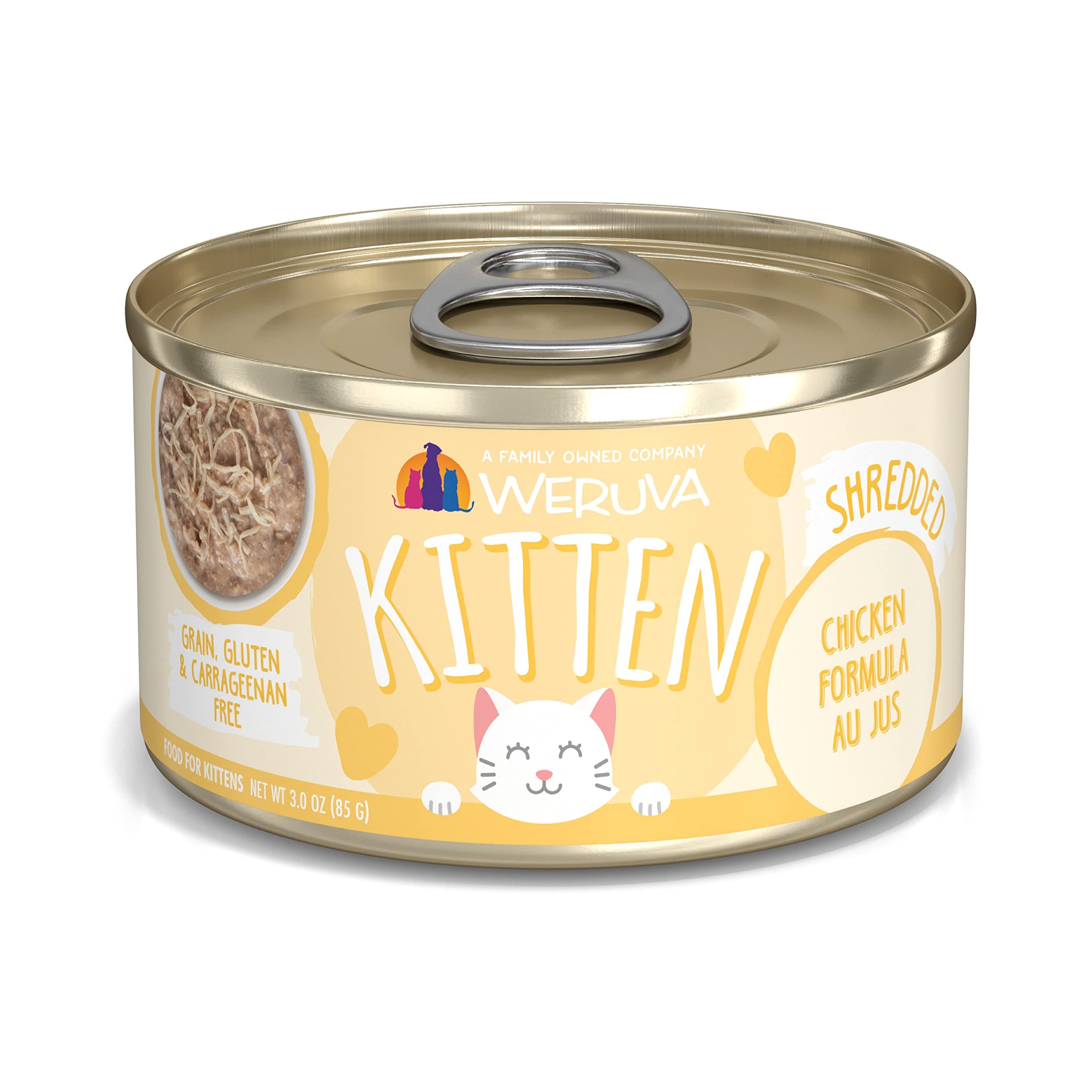 Kitten, Chicken Formula Au Jus, 3oz Can (Pack of 12)