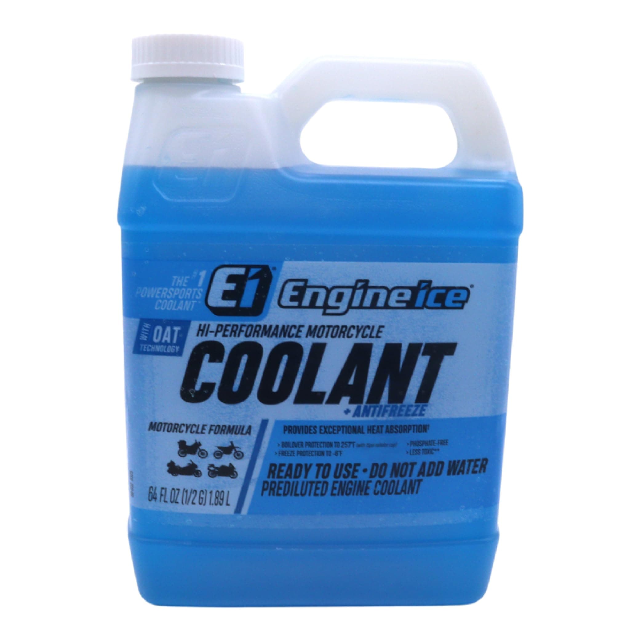 Engine Ice Off-Road High-Performance Motorcycle Coolant and Antifreeze Blue