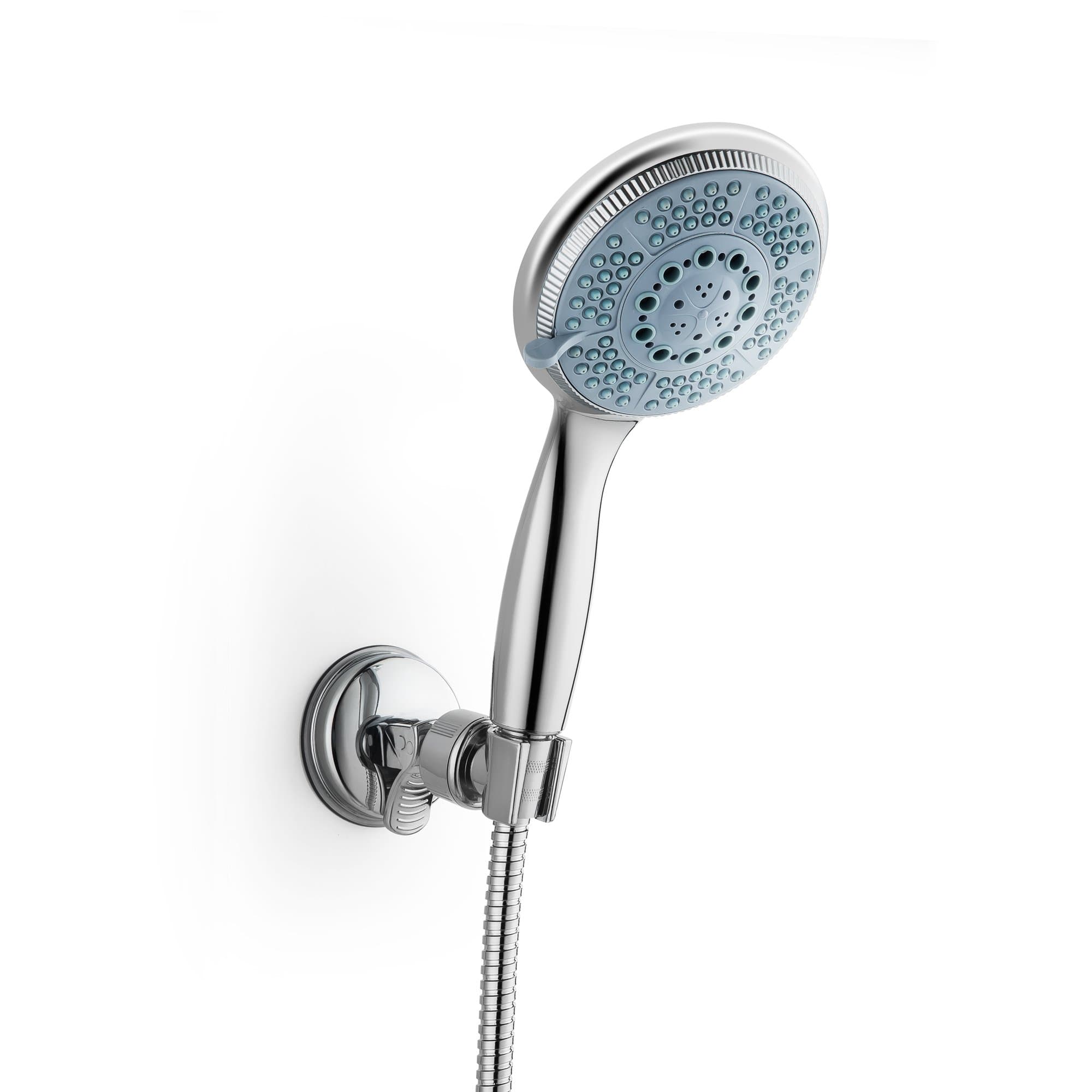 Shower Head, Handheld Shower Head with Powerful Shower Spray, Extra Long Stainless Steel Hose