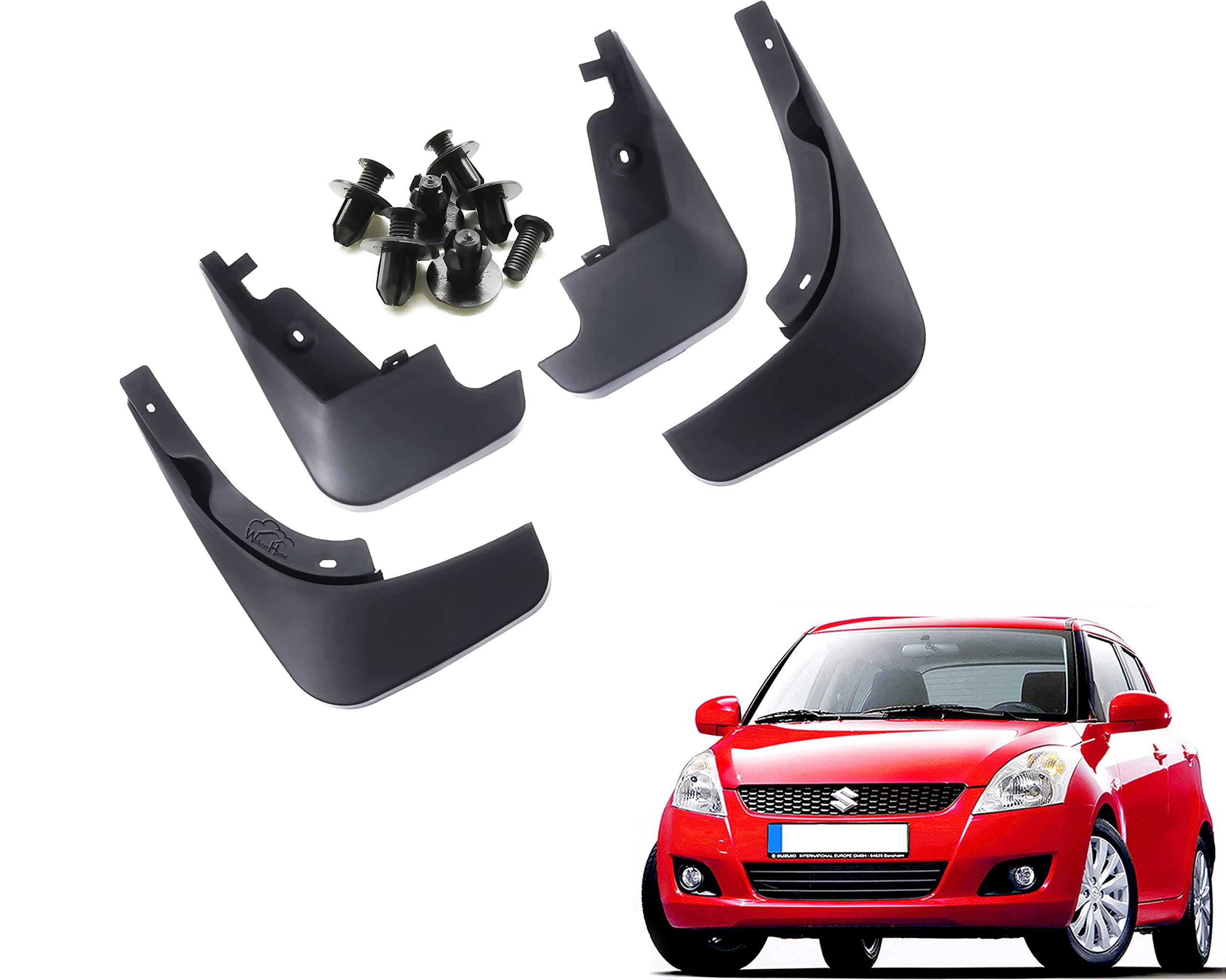 WolkomHome Mud Flap for Suzuki Swift Type-2