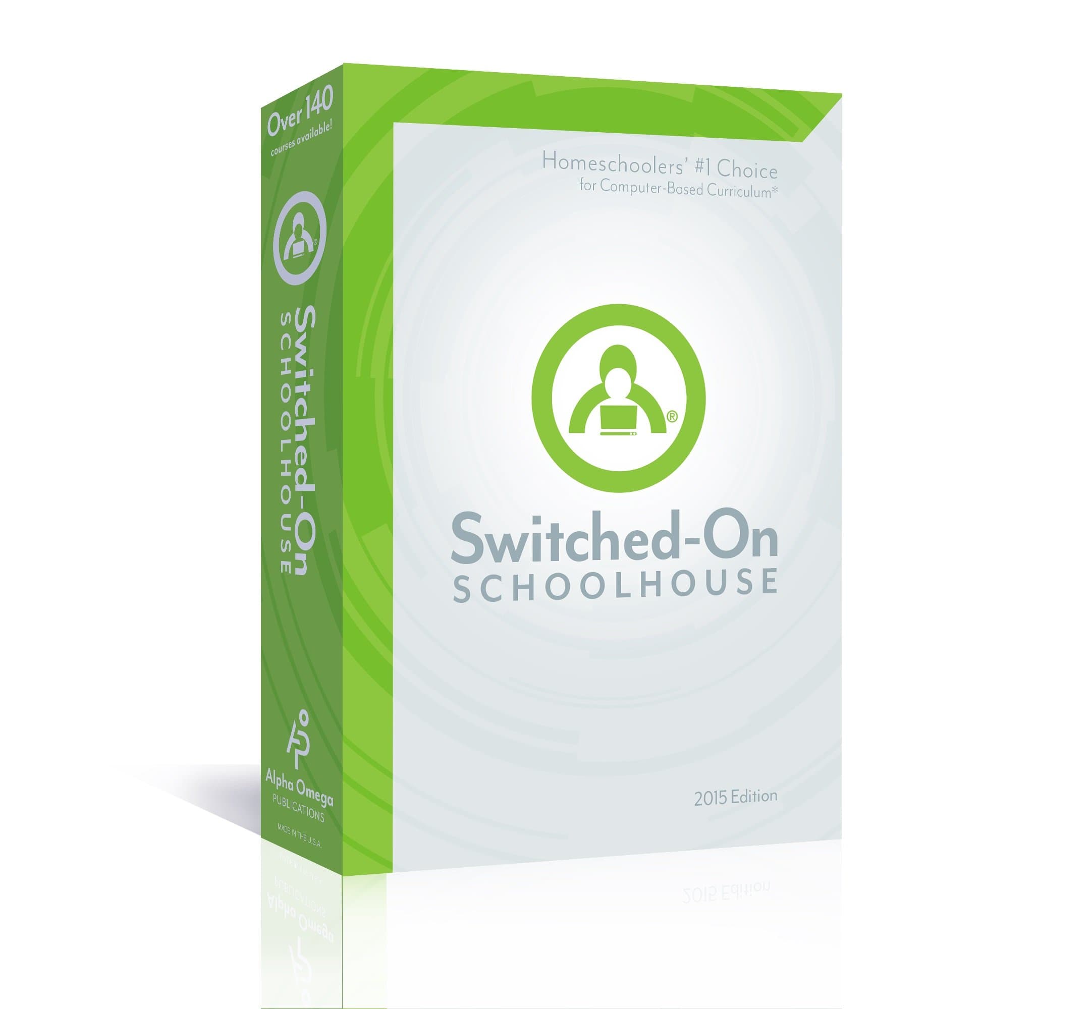 2015 Switched on Schoolhouse, 8th Grade, Grade 8 Math Curriculum by AOP (Alpha Omega HomeSchooling), SOS CD-ROM
