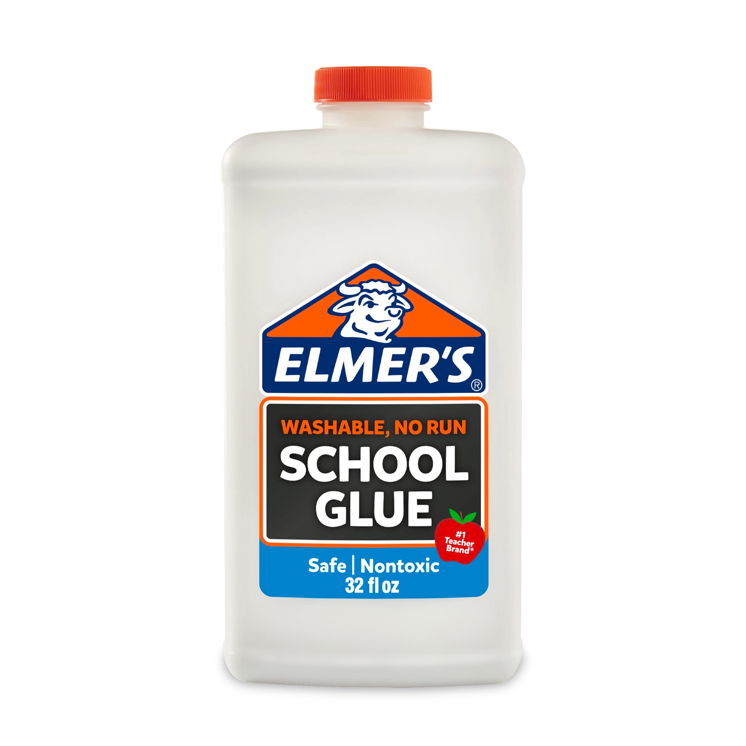 Elmer's Liquid School Glue, White, Washable, 32 Ounces - Great for Making Slime