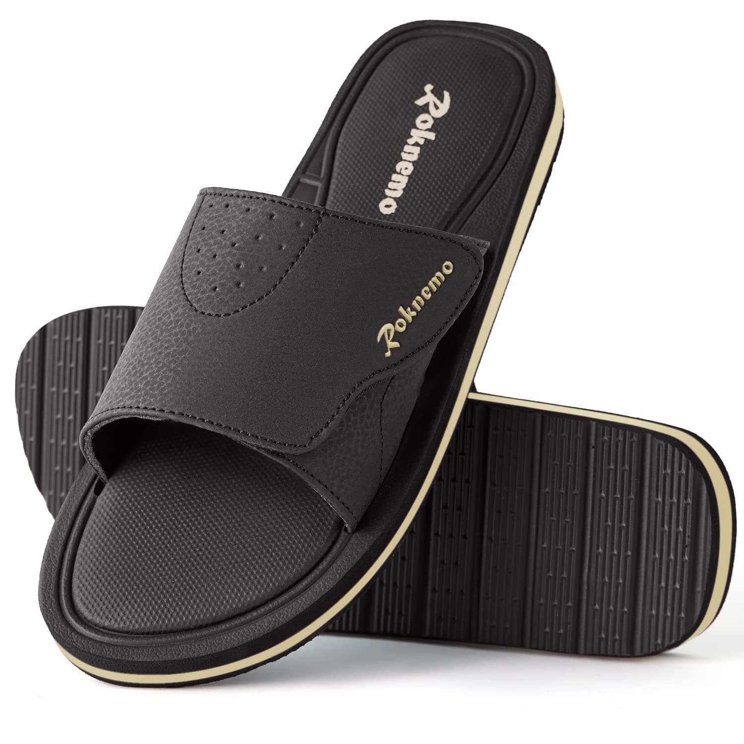 Mens Adjustable Slides