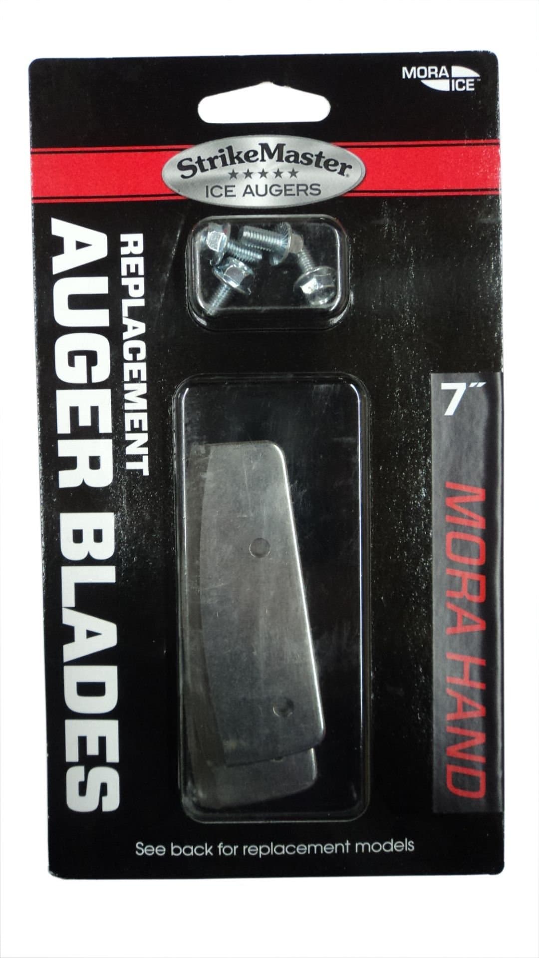 StrikeMaster7" Mora Replacement Blades - for Mora Ice Auger (Blue Shaft) - #MD-7B - Made in Sweden