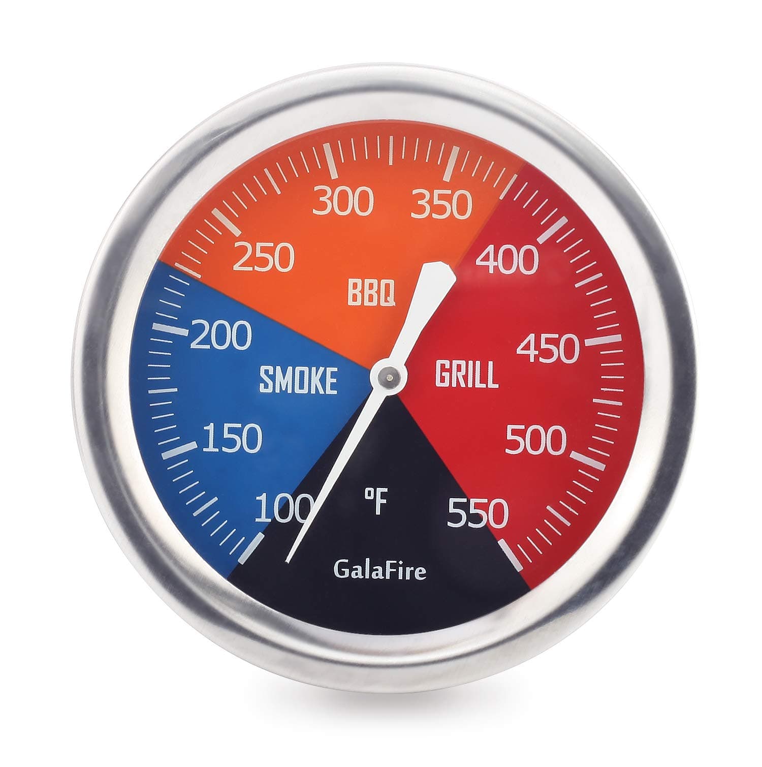 2 3/8'' Barbecue Grill Thermometers Extra Long 2 7/8'' Stem Smoker Temperature Gauge Grilling Smoker Accessories