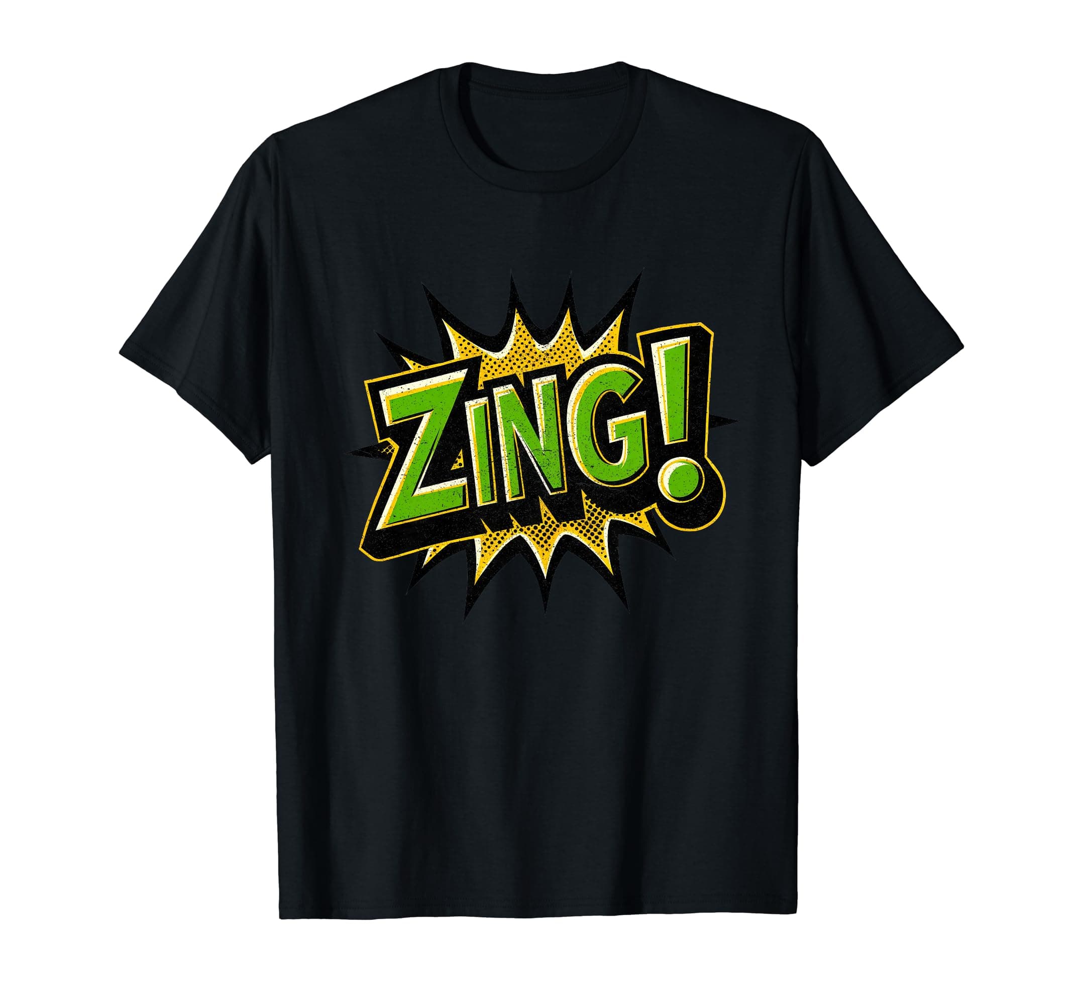 ZING! Comic Book Retro Artwork – Funny Comic Collector T-Shirt