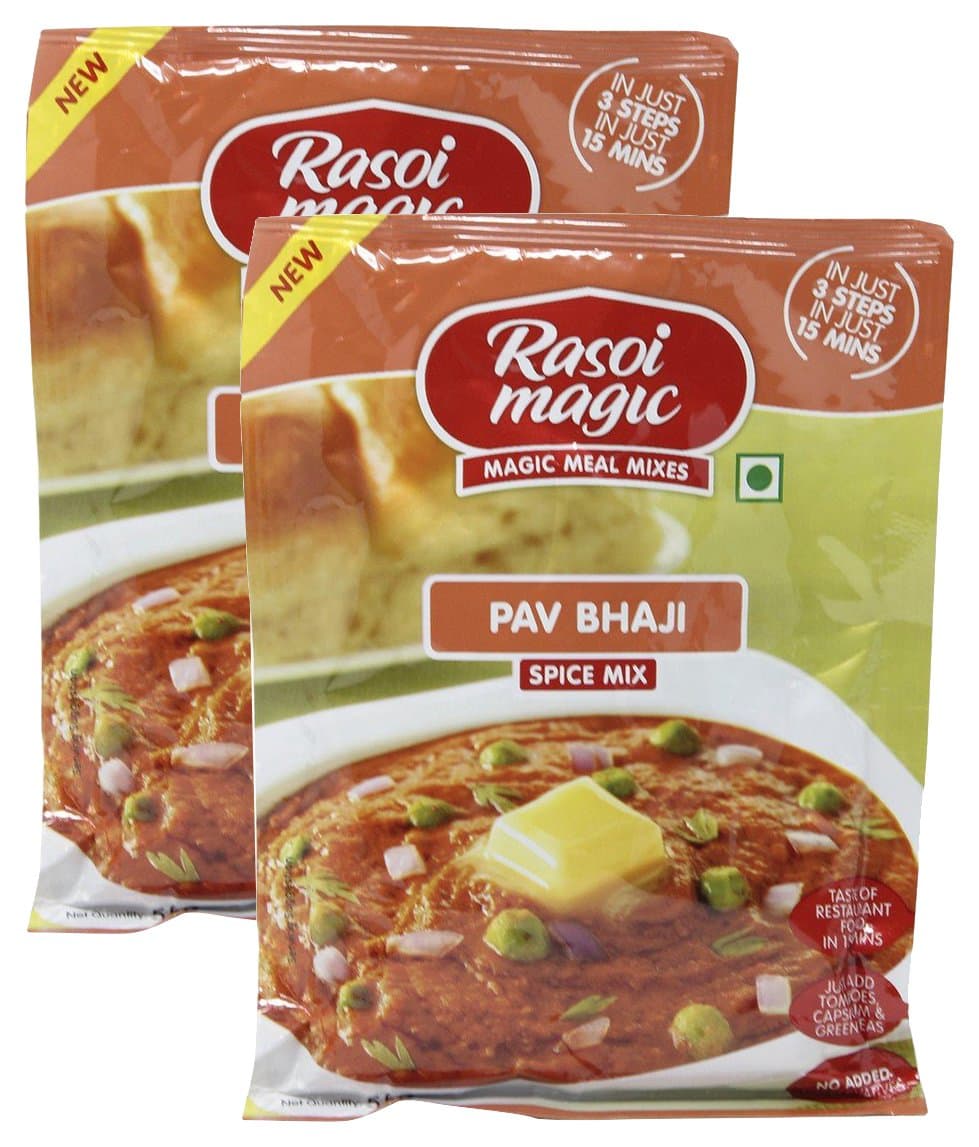 Hypercity Combo - Rasoi Magic Masala Pav Bhaji, 60g (Pack of 2) Promo Pack