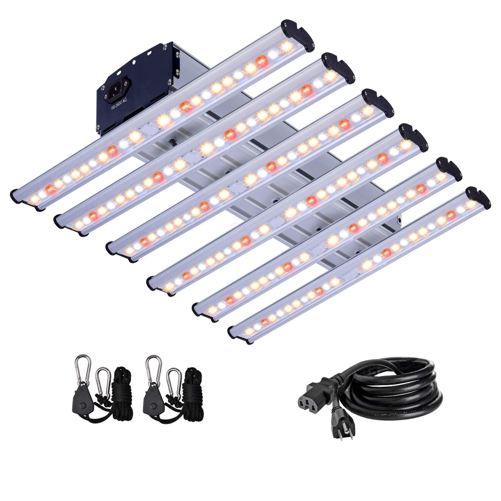 LED Grow Light 360W 4x4ft Coverage Full Spectrum Grow Lights Strip New Tech Sunlike Growing Lamp for Indoor Hydroponics Plants Veg and Flower Indoor Grow Tent Growing Kit