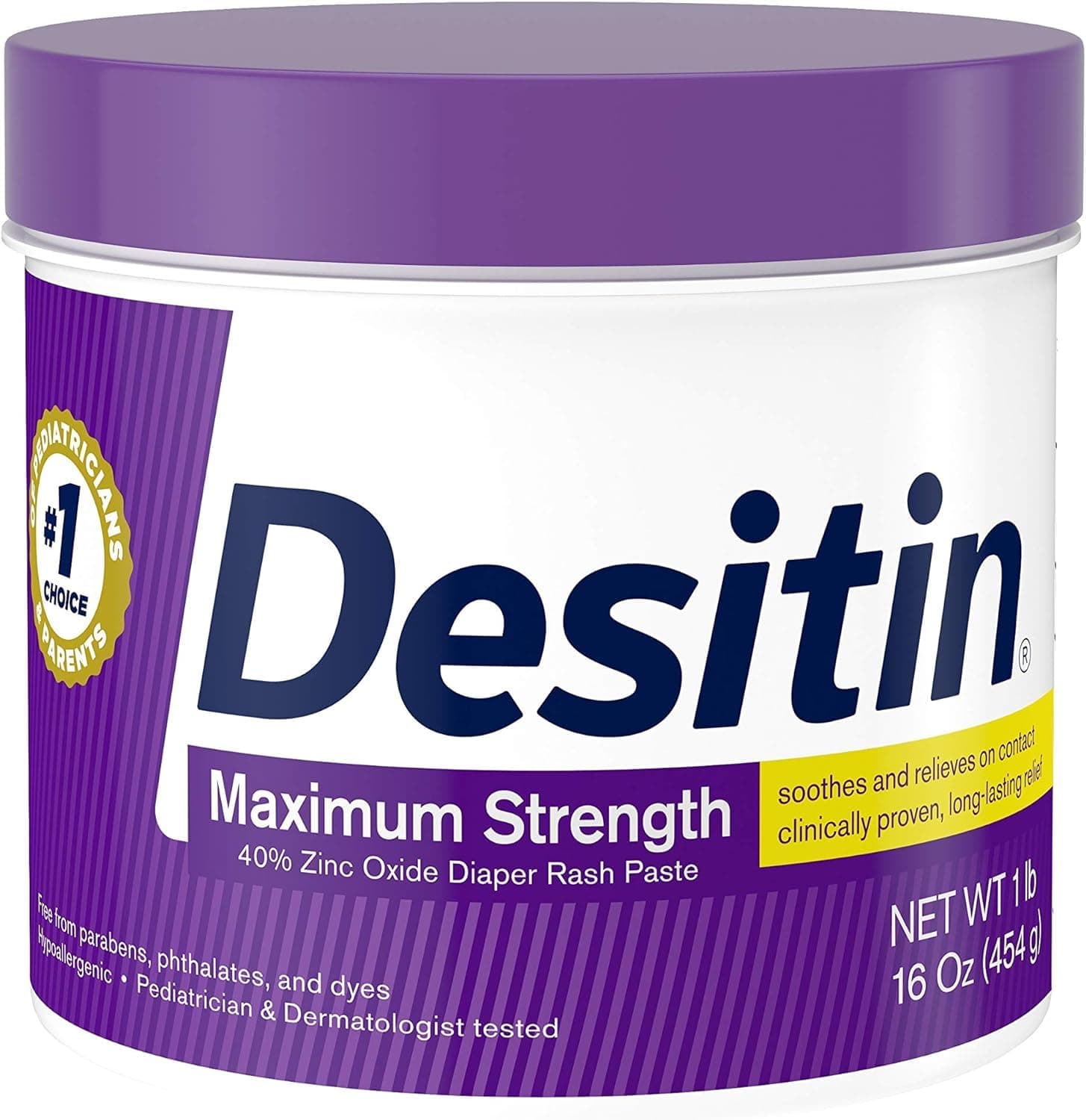 Desitin Maximum Strength Original Paste, 16 Oz
