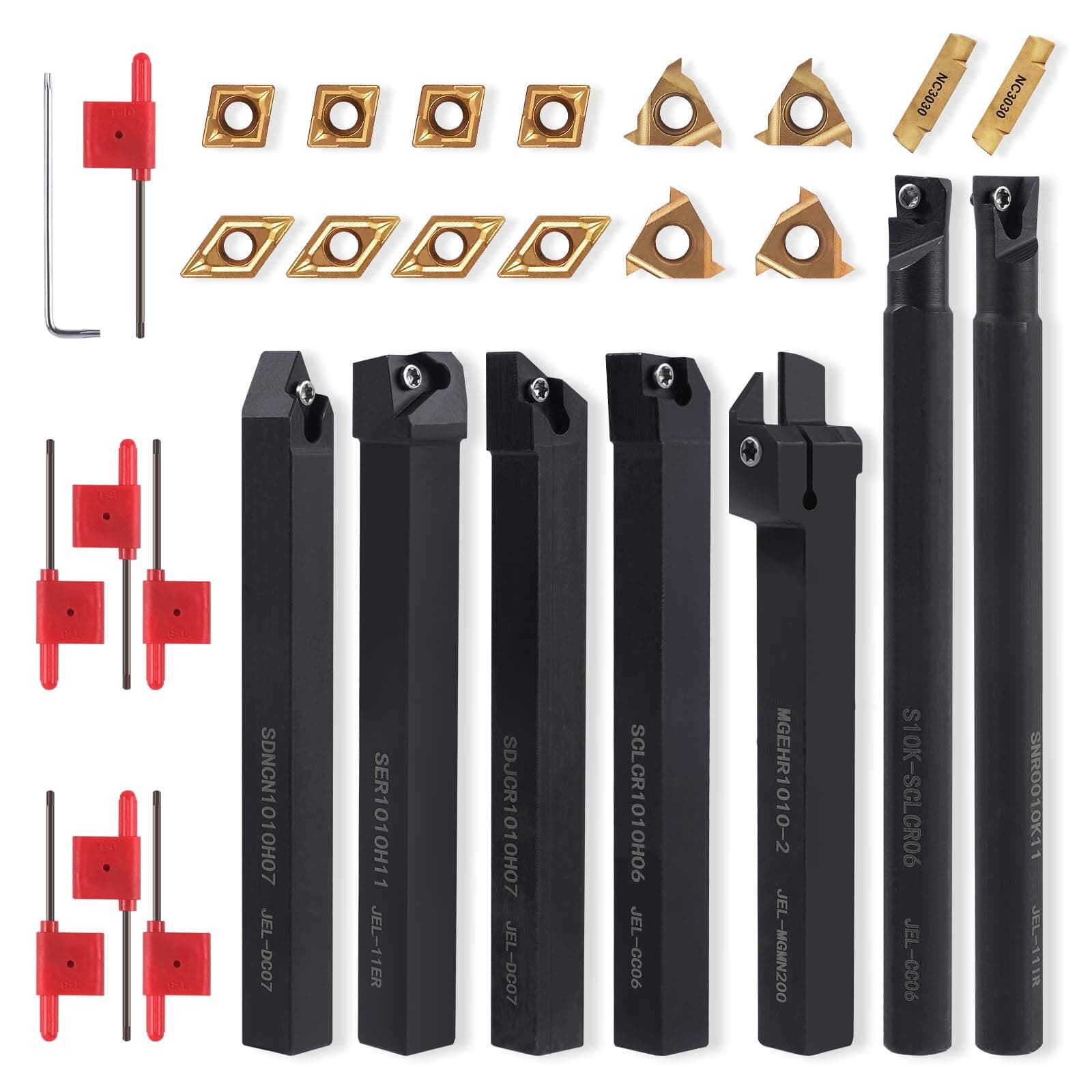 7pcs 3/8" Shank+14pcs Insert