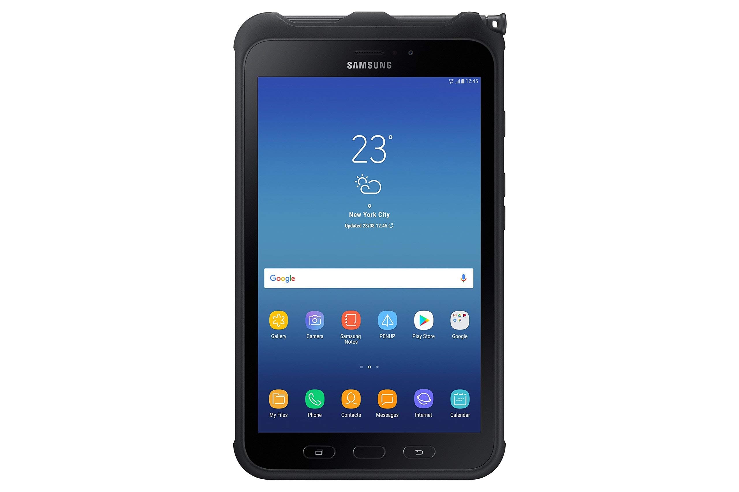 Samsung Galaxy Tab Active 2, T395, 8.0" Display 16GB (WiFi + Unlocked GSM 4G LTE), IP68 Water-Resistant, Tablet / Phone GSM Unlocked w/ S Pen - International Model - Black (Renewed)