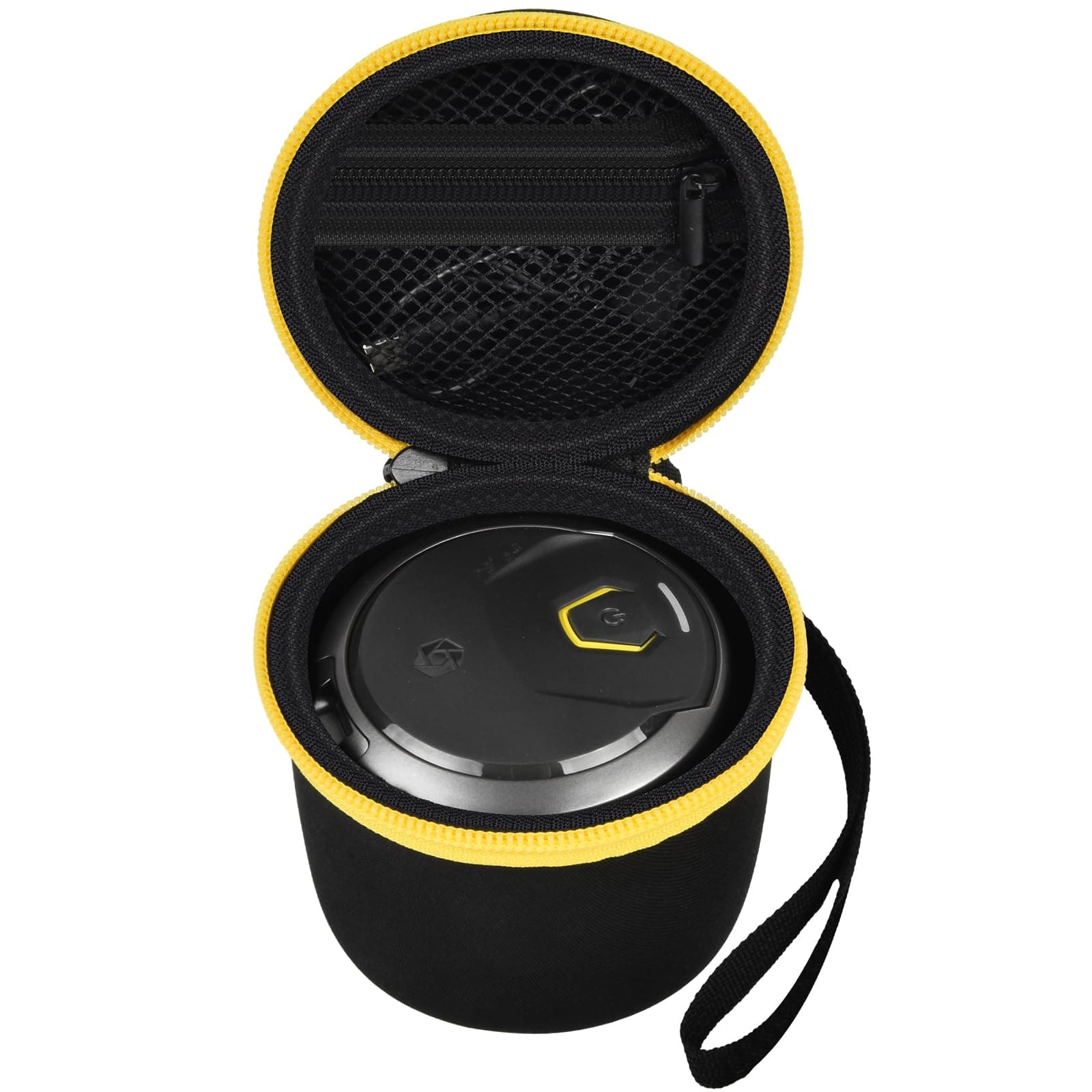 Hard Case Compatible with Microtouch Titanium Head Shavers for Bald Men, Travel Electric Razor Storage Box with Mesh Pocket, Black, Head Shaver Case