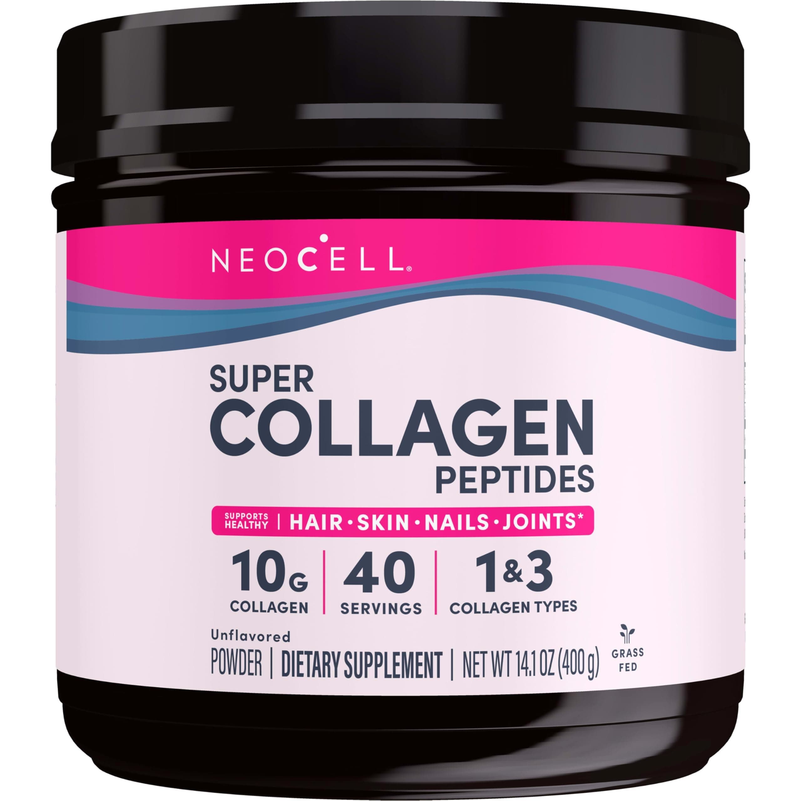 Super Collagen Type 1 & 3, Unflavored, 397 g