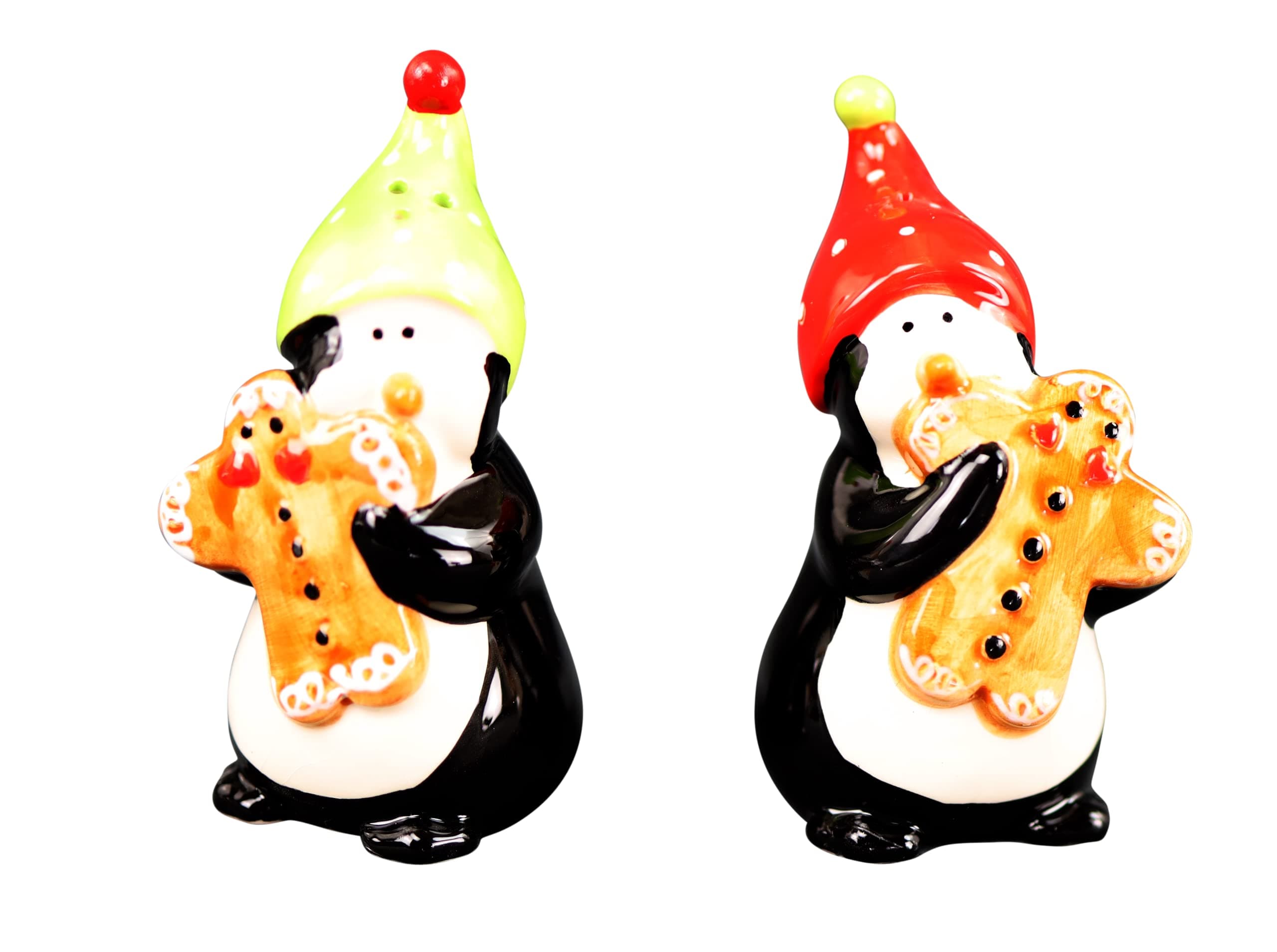 Iconikal Ceramic Salt & Pepper Shaker Set, Penguin