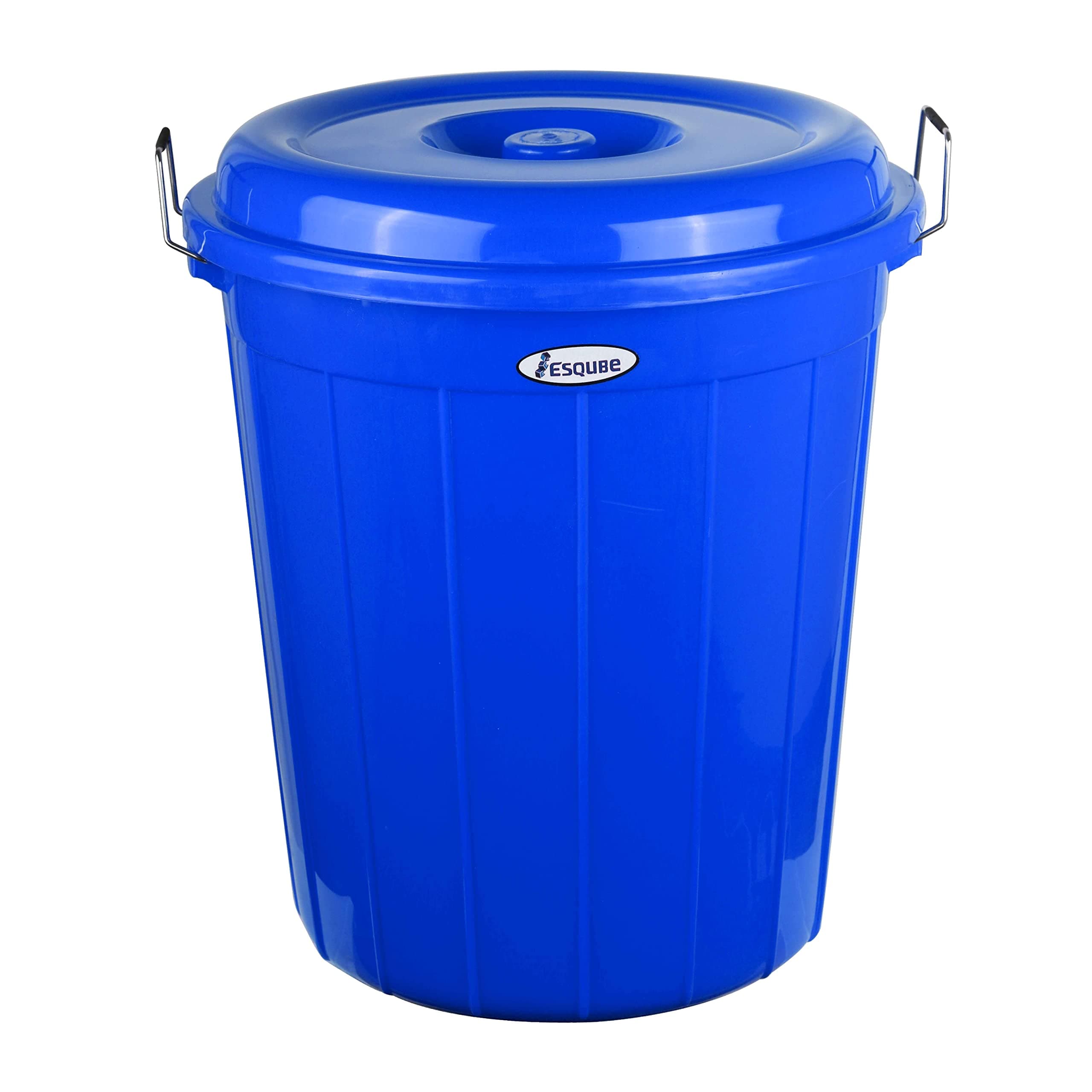 ESQUBE® Drum Bucket With Lid 60L Blue