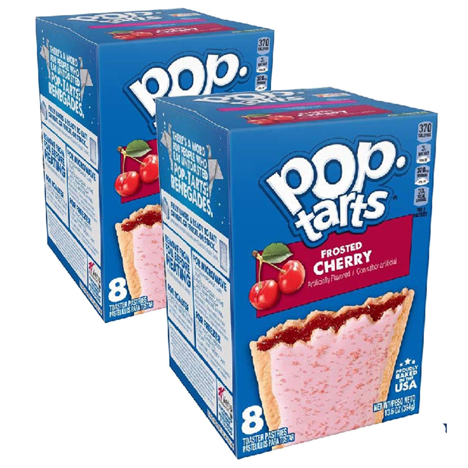 Pop Tarts Frosted Cherry, 2 x 384 g