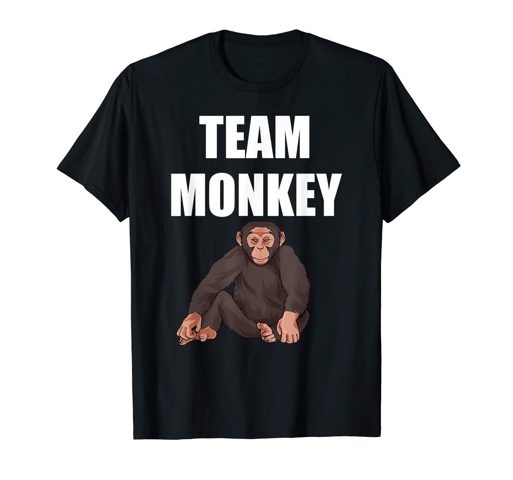 Team Monke Funny Monkey Lover Meme T-Shirt