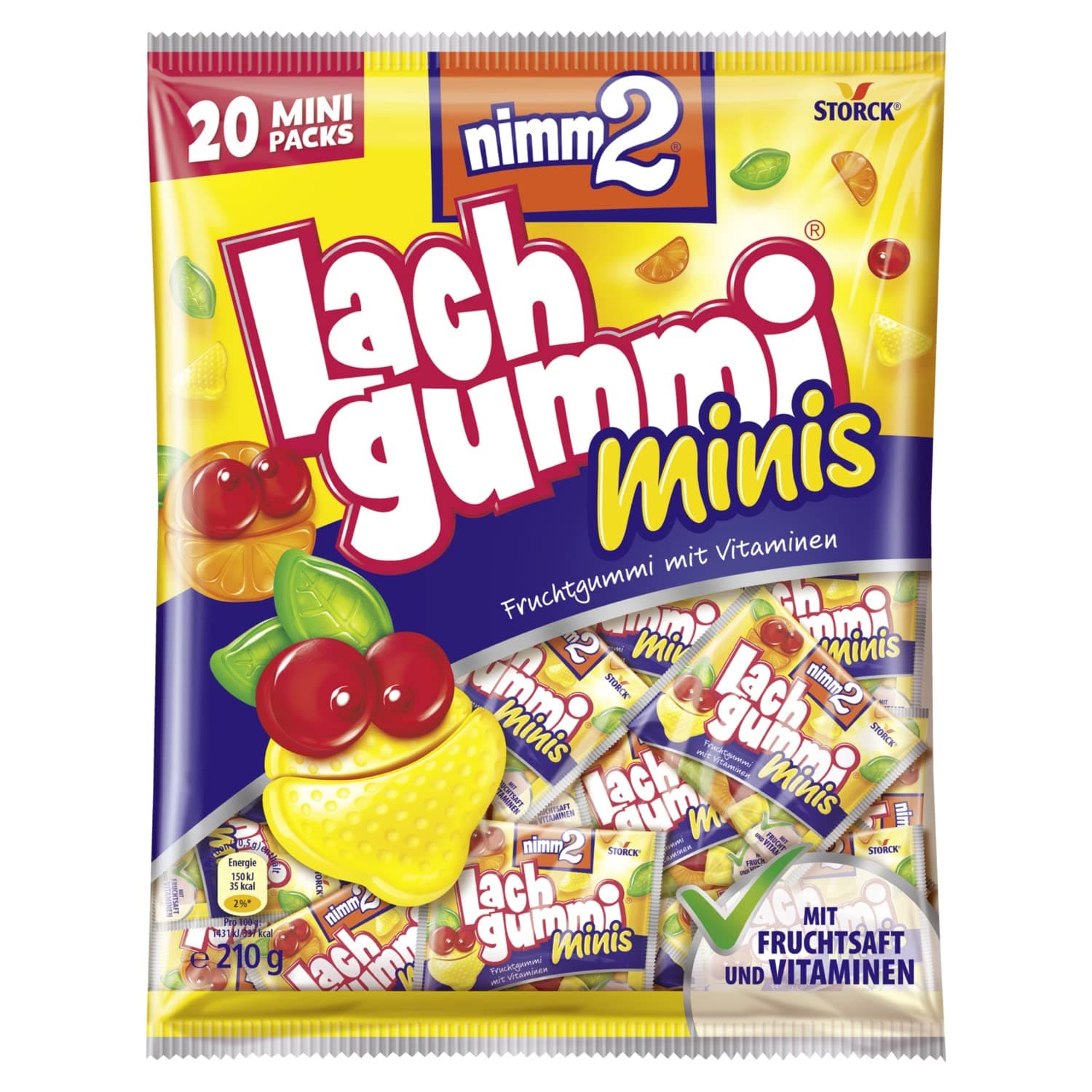 Nimm 2 Lachgummi MINIS - 0.46 lbs