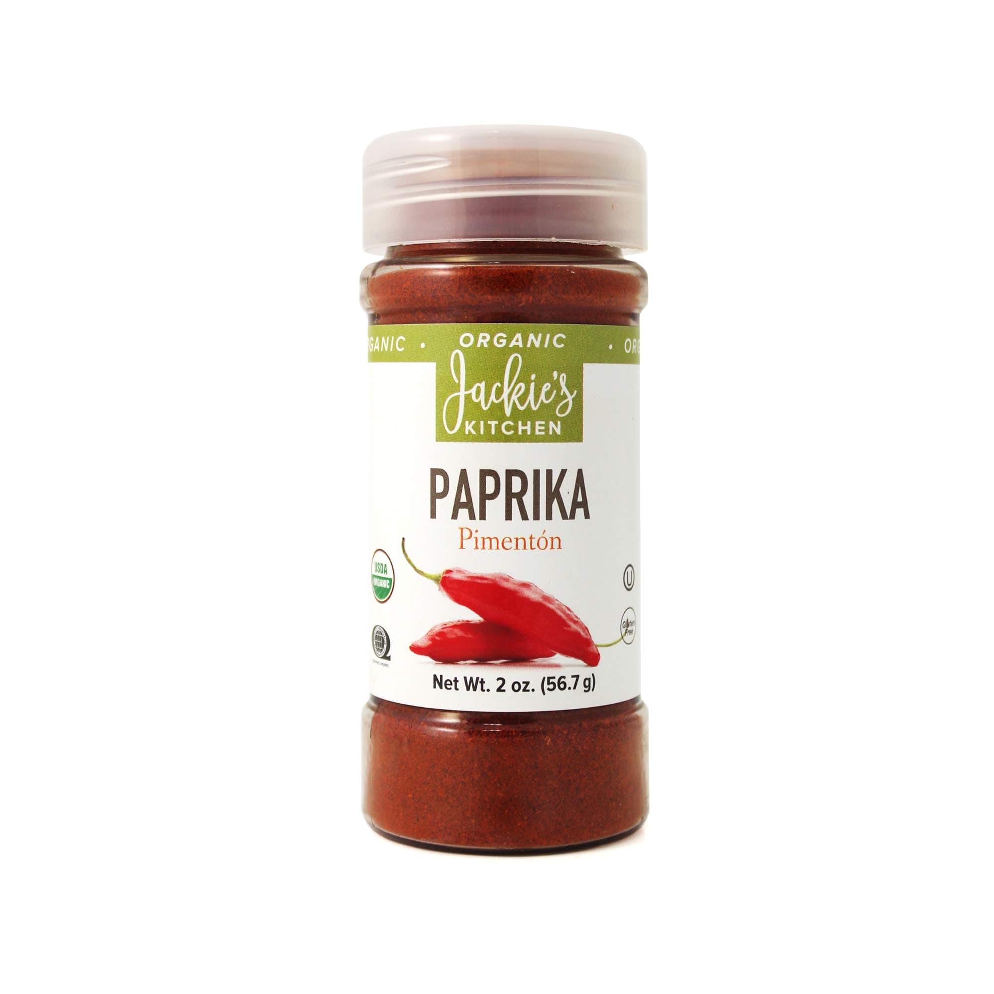 Jackie's Kitchen Organic Paprika, 2 Ounce