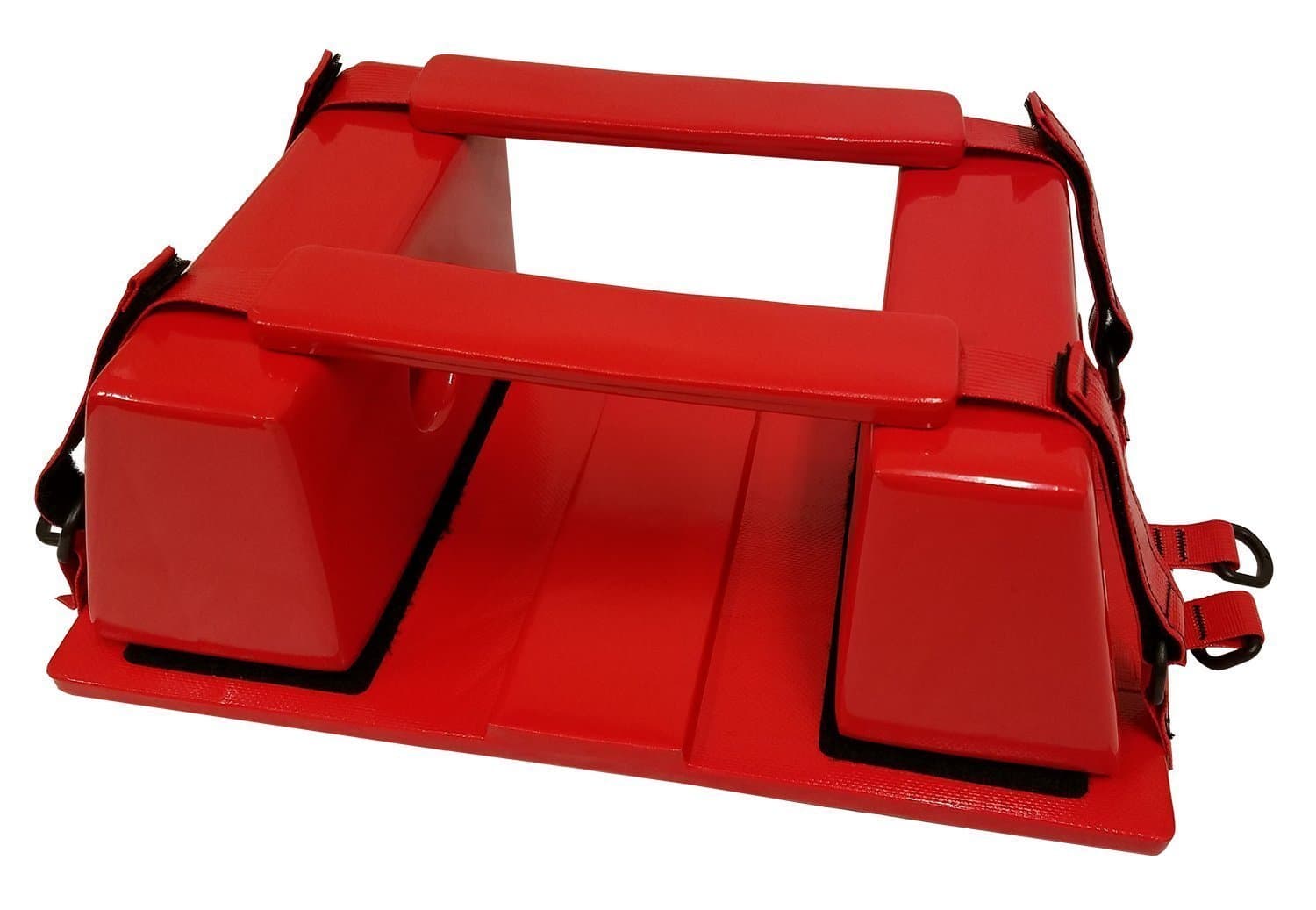 Global Safety Emergency Head Immobilizer with Straps, Red