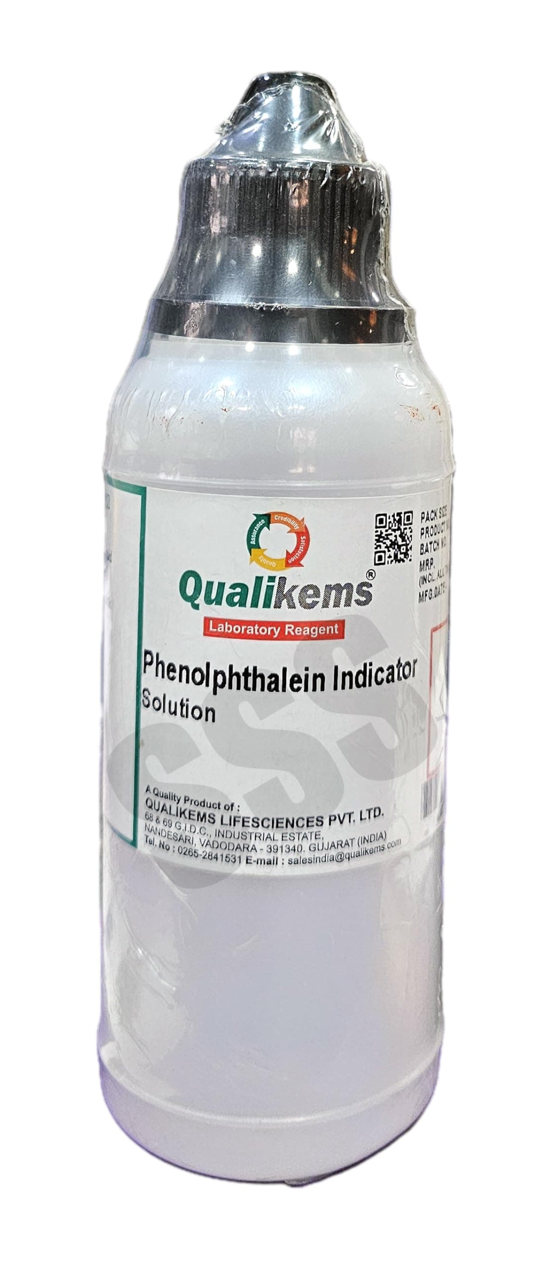 Phenolphthalein Indicator Solution, 125ml Laboratory Reagent