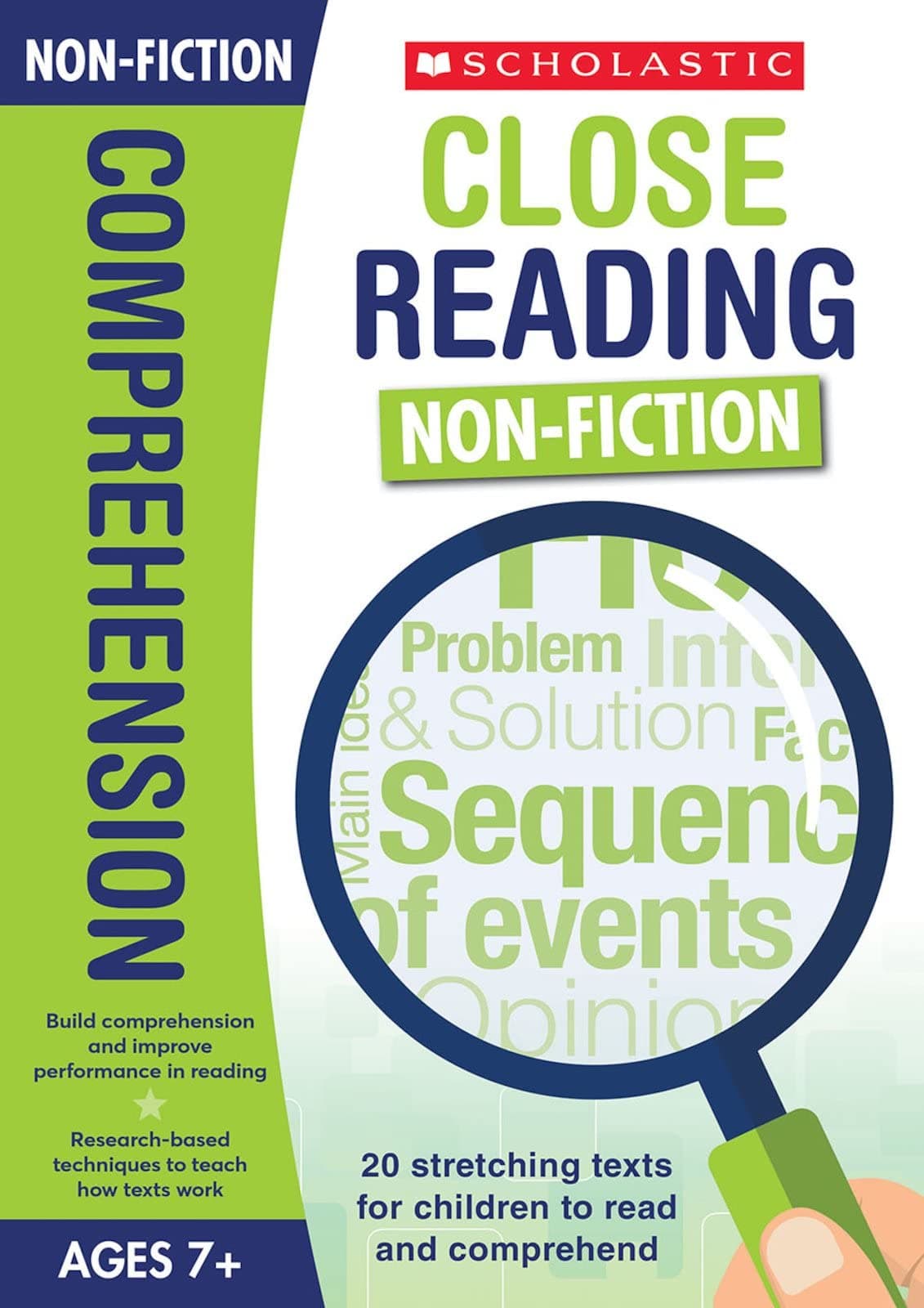 20 comprehension texts for inference, summarising and more to stretch and improve performance for Ages 7+. Includes answers (Close Reading: Non-Fiction)