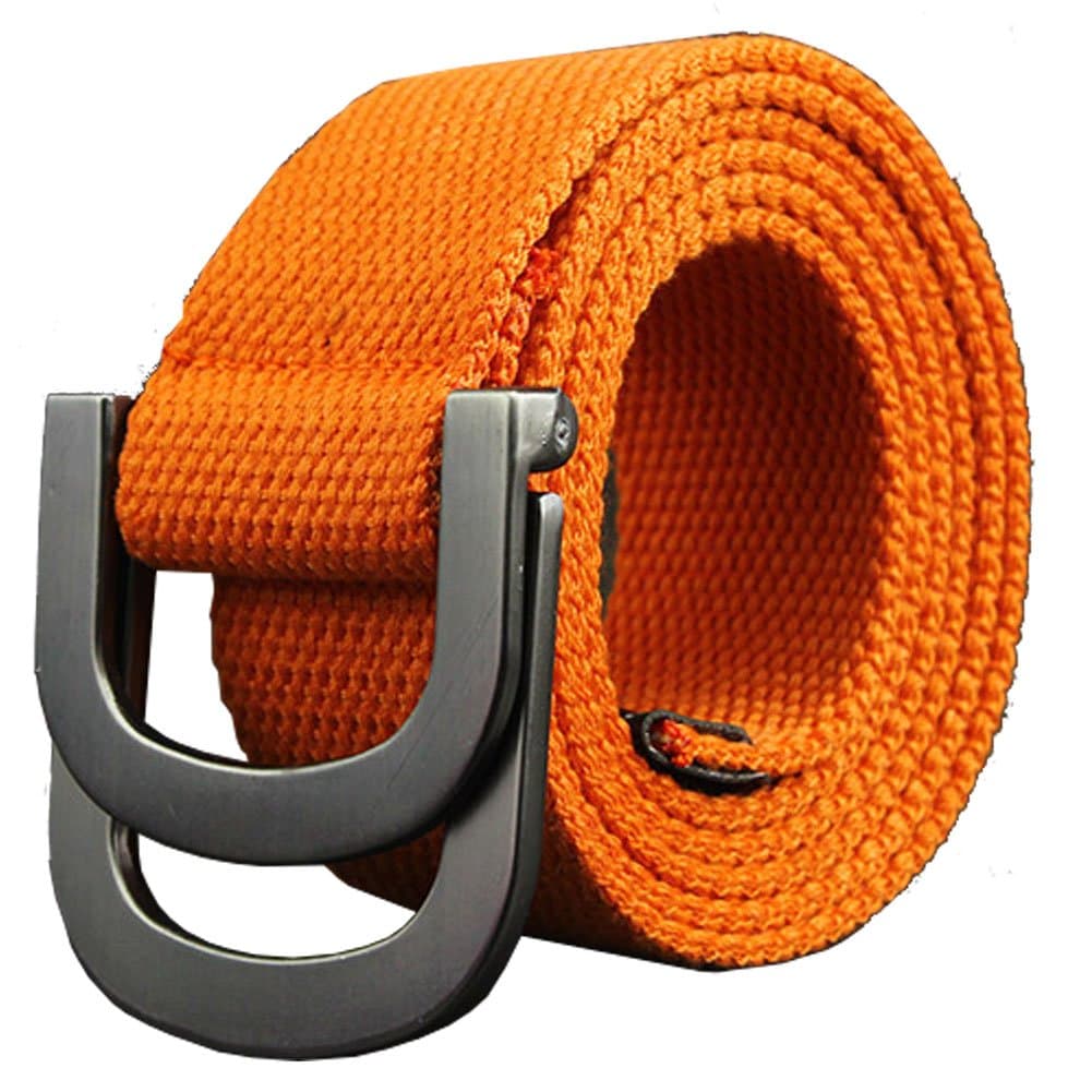 Maikun Belts Military Web Canvas Double D-Ring Buckle Tactical Belt Christmas Gifts