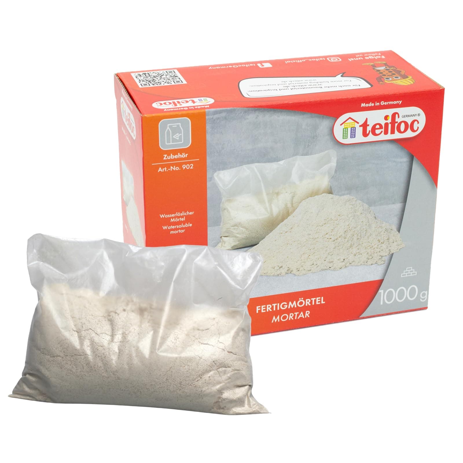 Teifoc TEI 902 Finished Mortar / Cement 1kg Pack