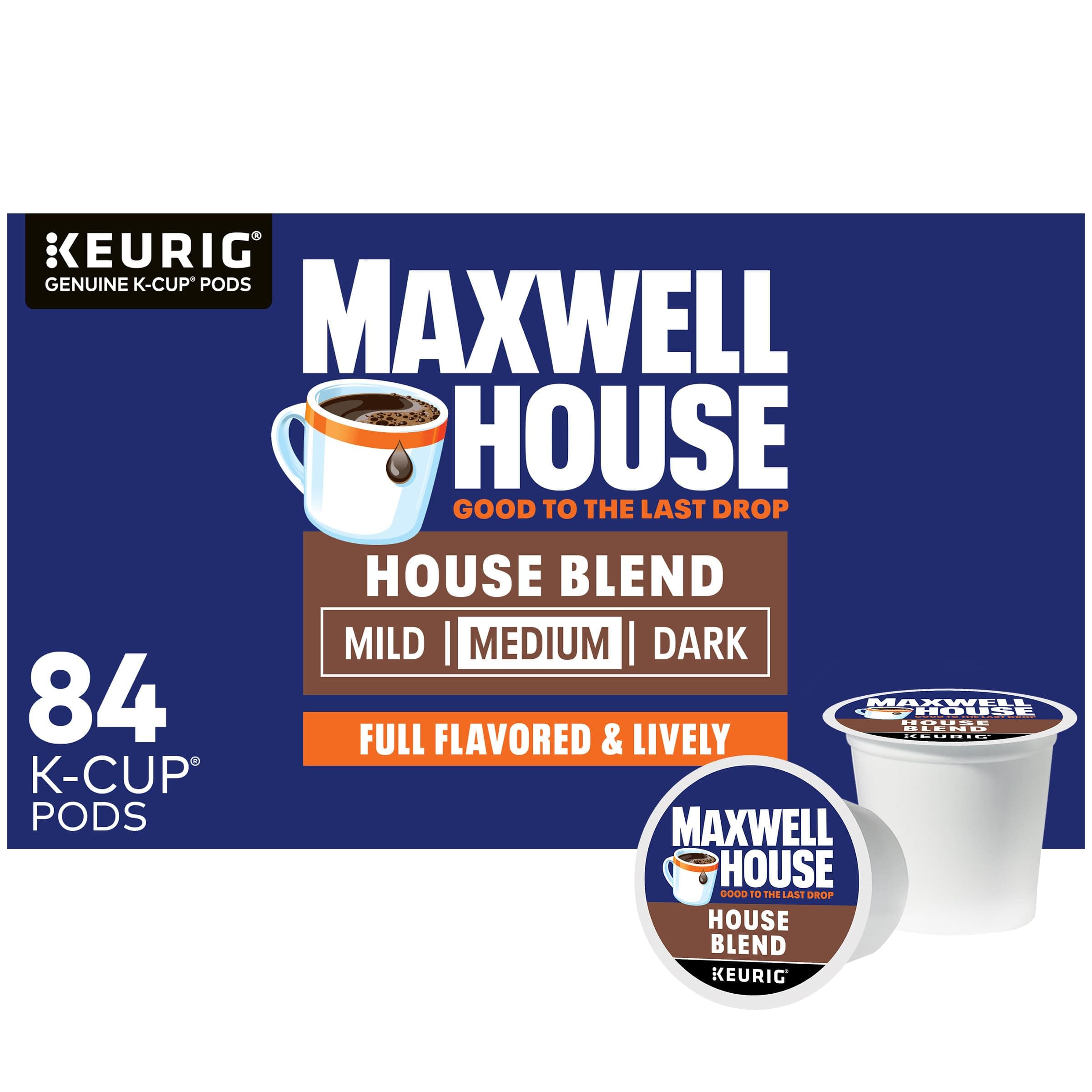 House Blend Medium Roast K-Cup Coffee Pods, 84 ct Box