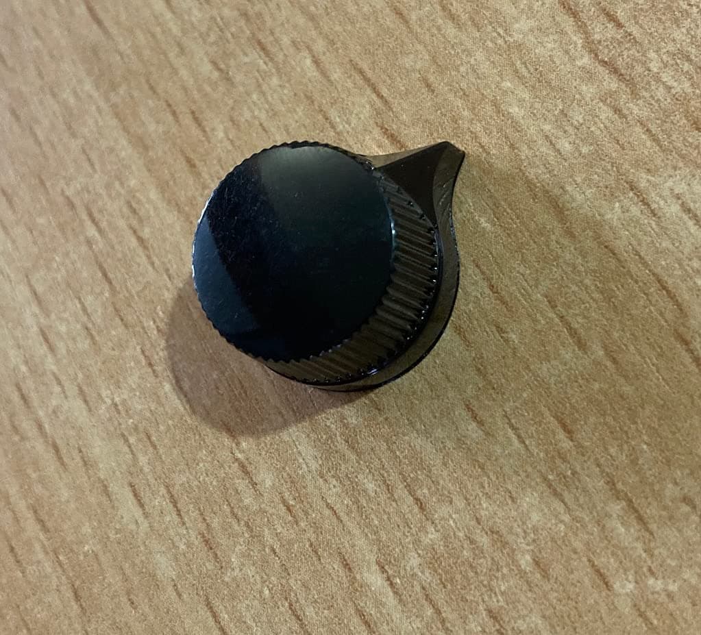 Xotic Black knob for AC/RC/BB pedals