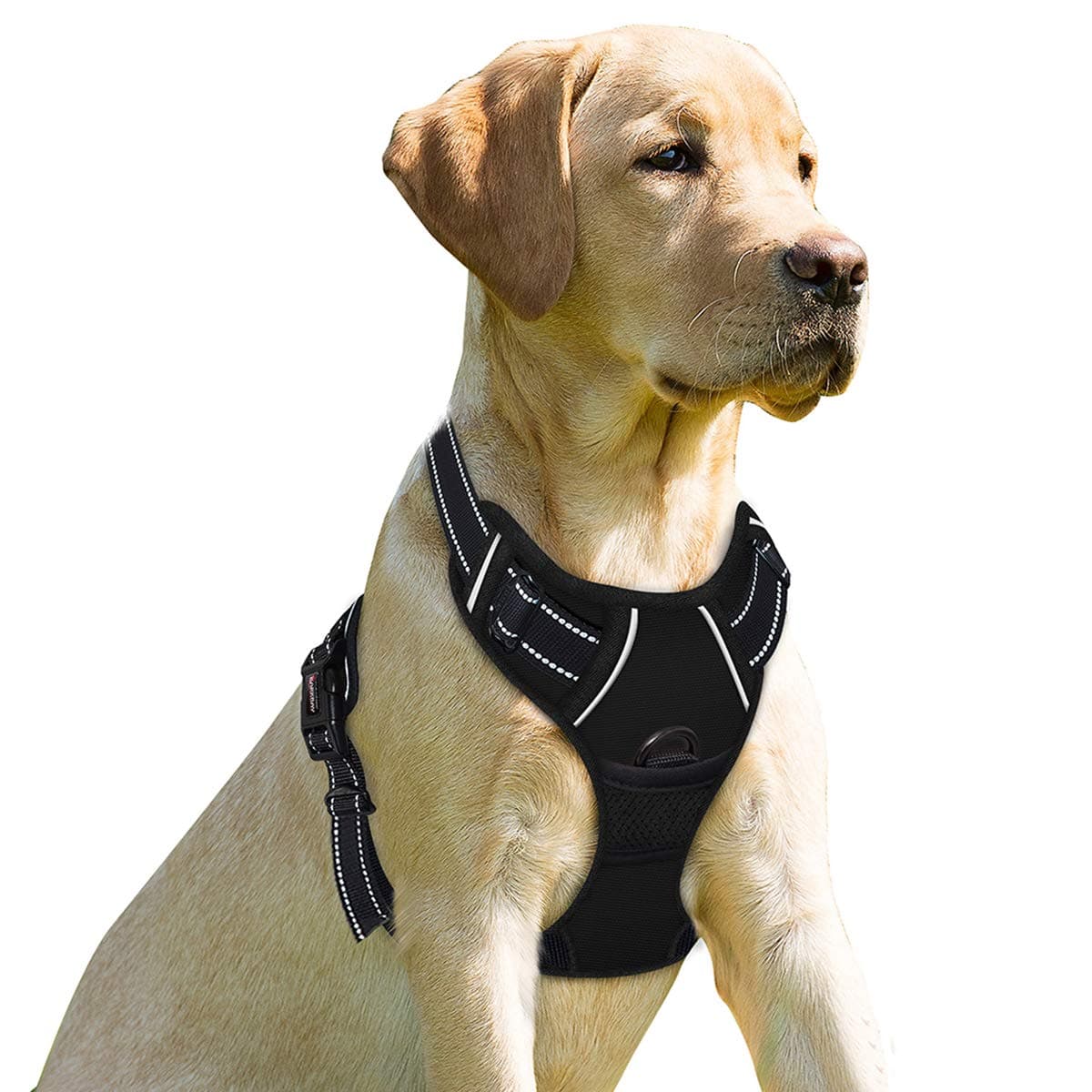 BARKBAY No Pull Dog Harness Front Clip Heavy Duty Reflective Easy Control Handle for Large Dog Walking