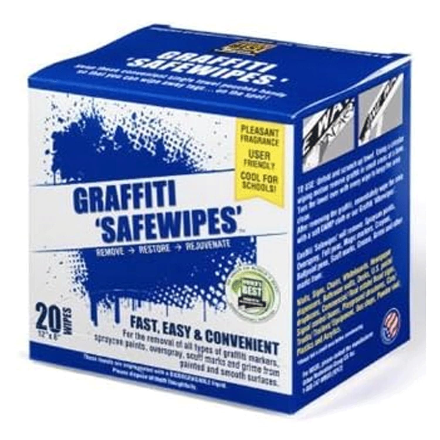 World's Best Safewipes Graffiti Remover
