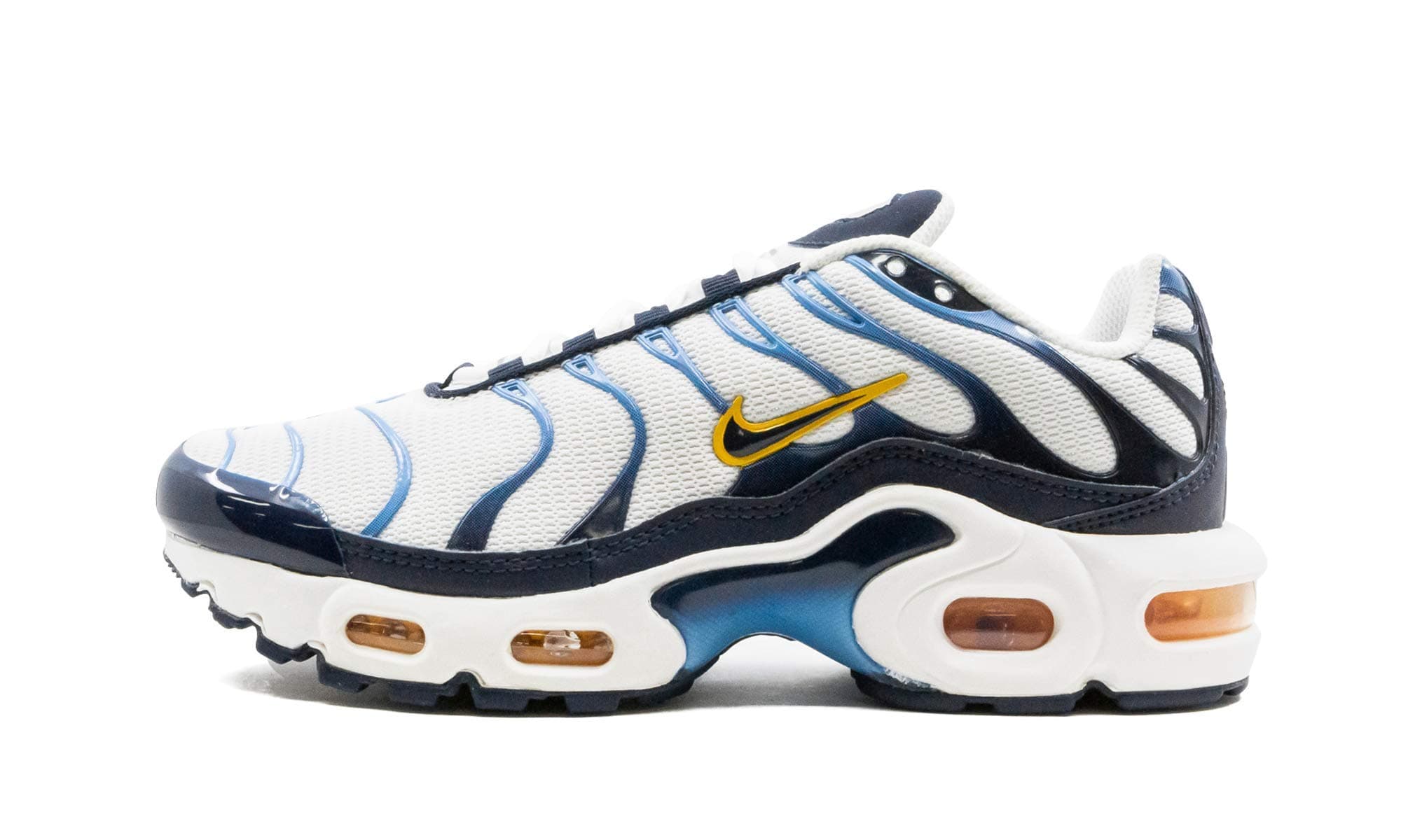 Big Kid's Air Max Plus White/Midnight Navy (CD0609 100) -