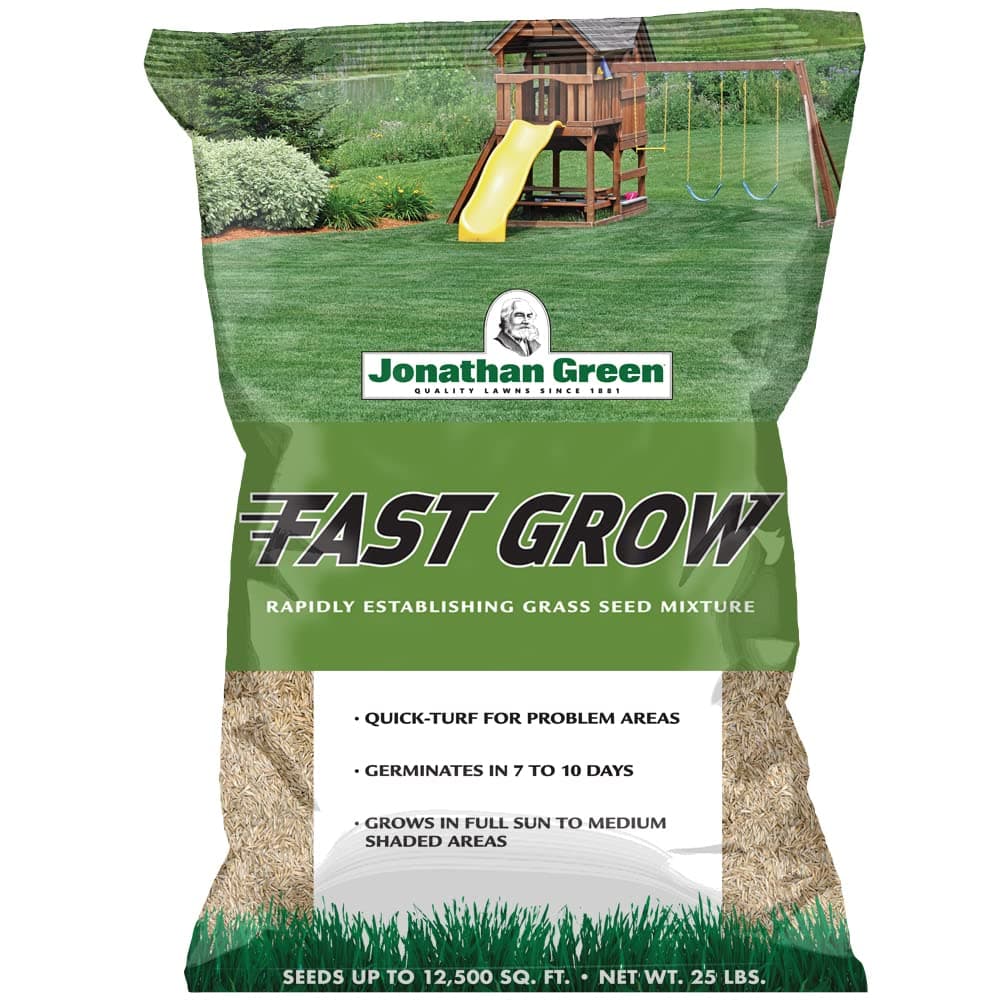 Jonathan Green 10810 Fast Grow Grass Seed Mixture, 25-Pound
