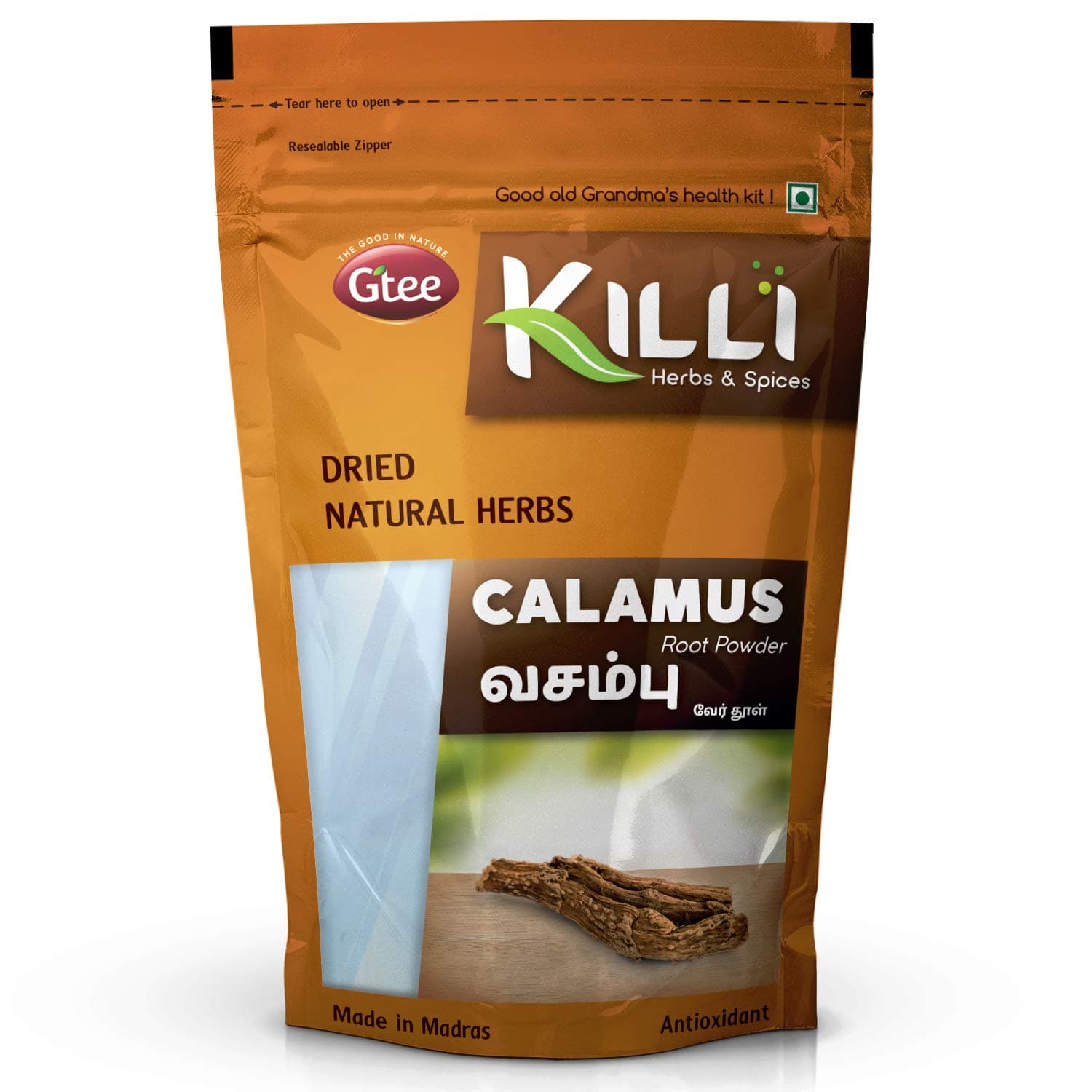 KILLI Vasambu | Acorus calamus | Vacha | Vach Root Powder, 100g