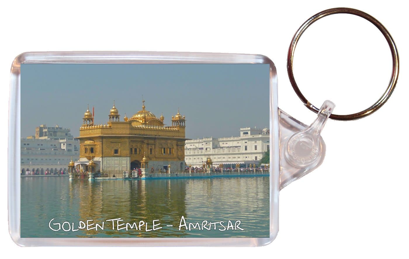 Golden Temple - Amritsar - India - Double Sided Large Keyring Gift/Present/Souvenir