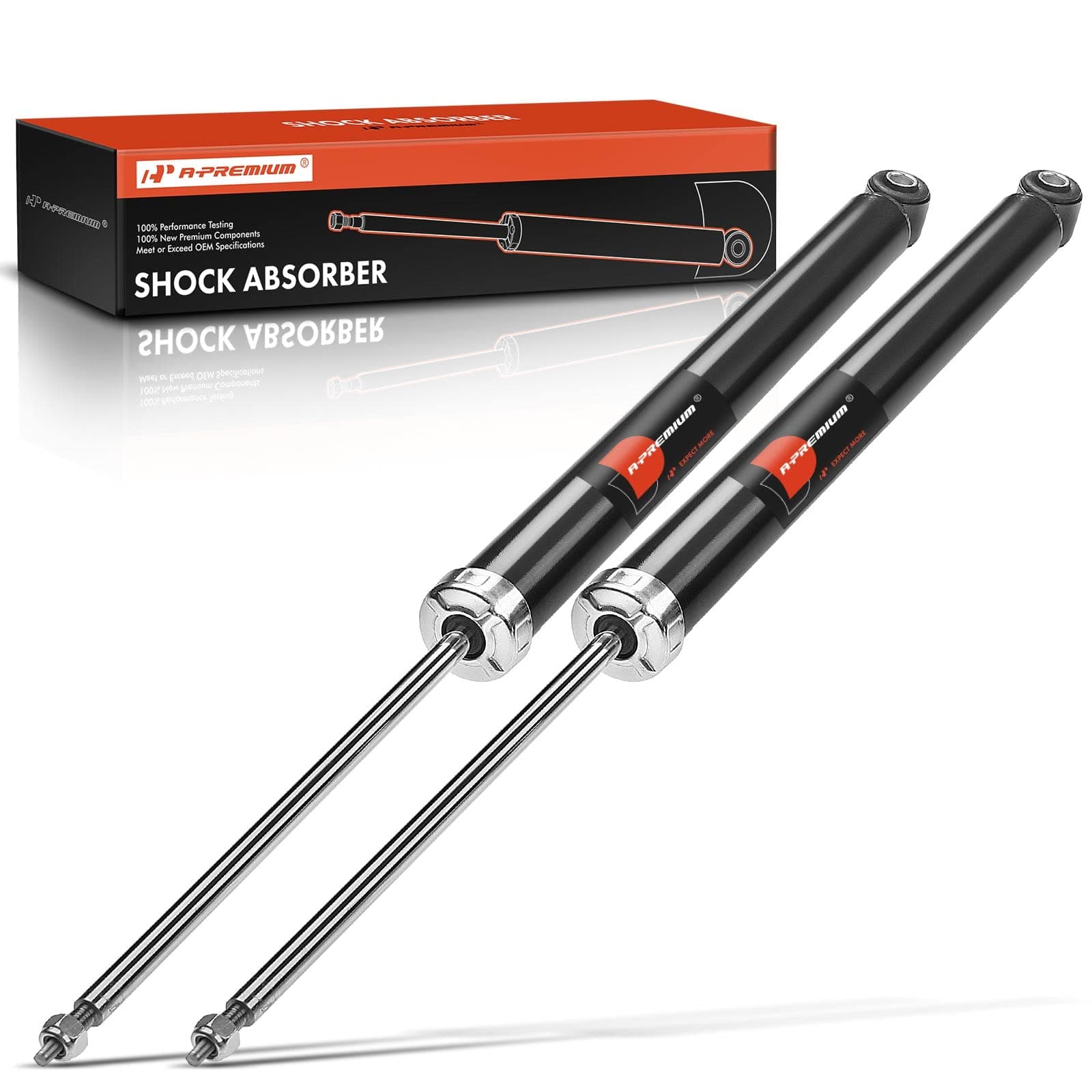 Rear Pair (2) Strut Shock Absorber Compatible with Mazda 3 2010-2013, 2.0L 2.5L, Driver and Passenger Side