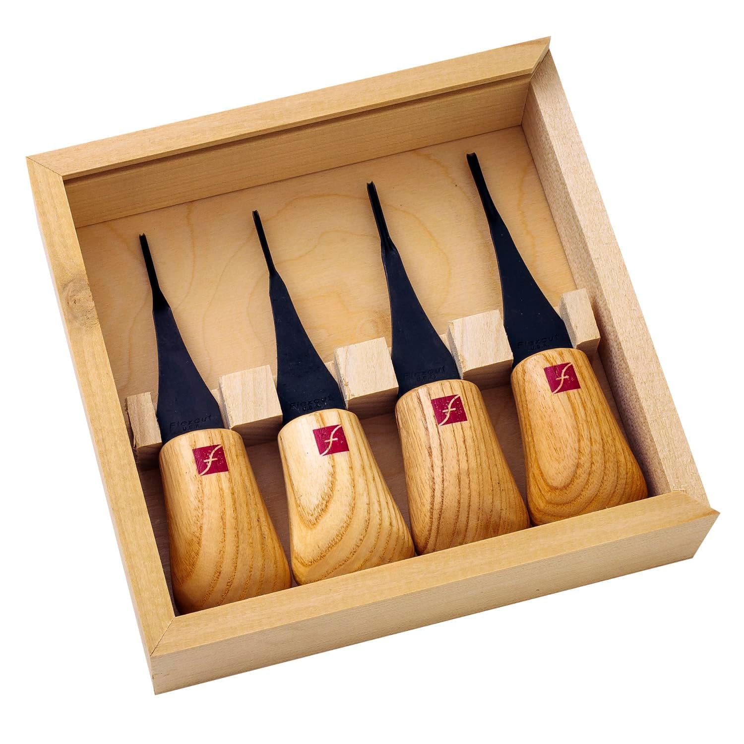 Flexcut Carving Tools, Micro Palm Craving Set, Set of 4 (FR804)