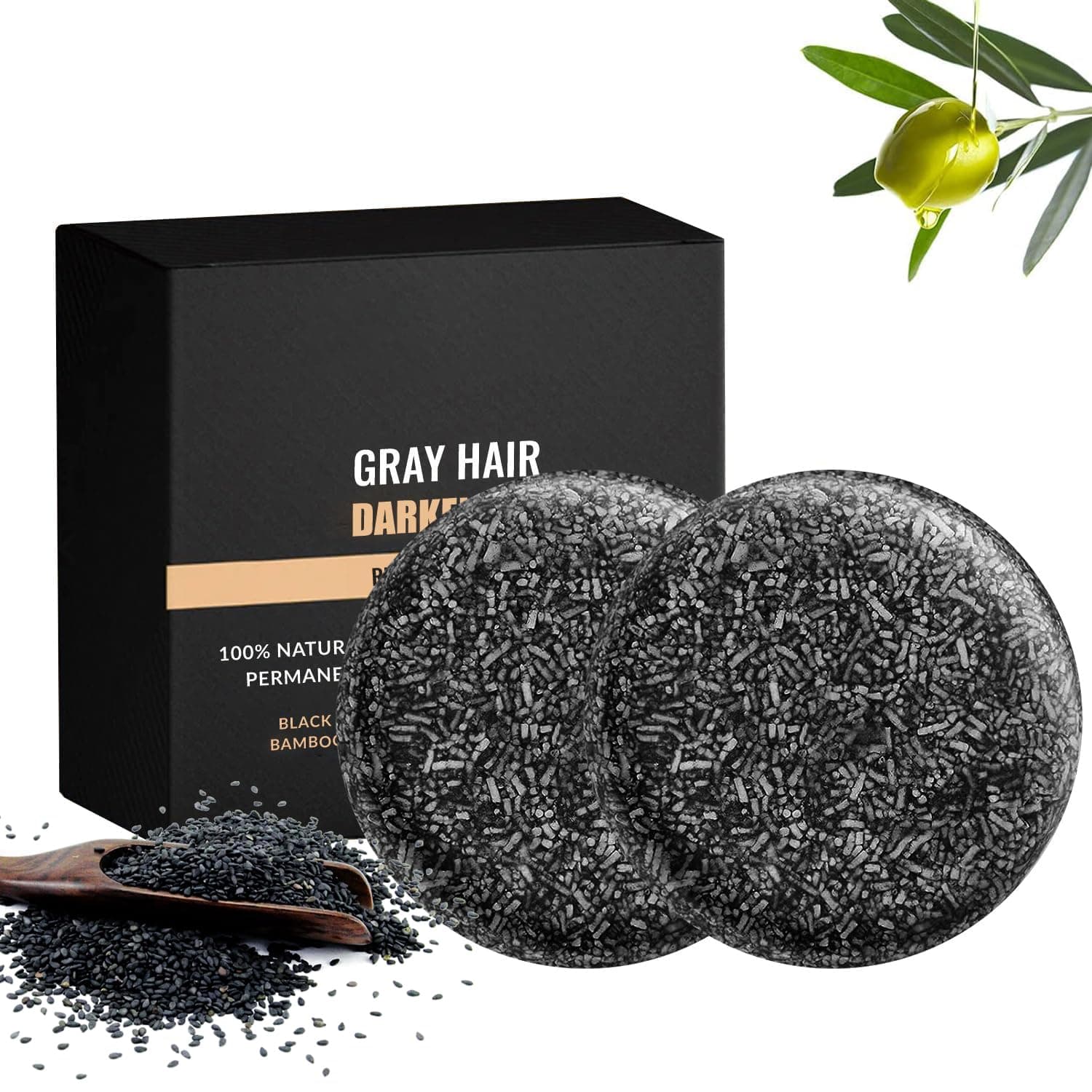 Gray Hair Reverse Bar Soap