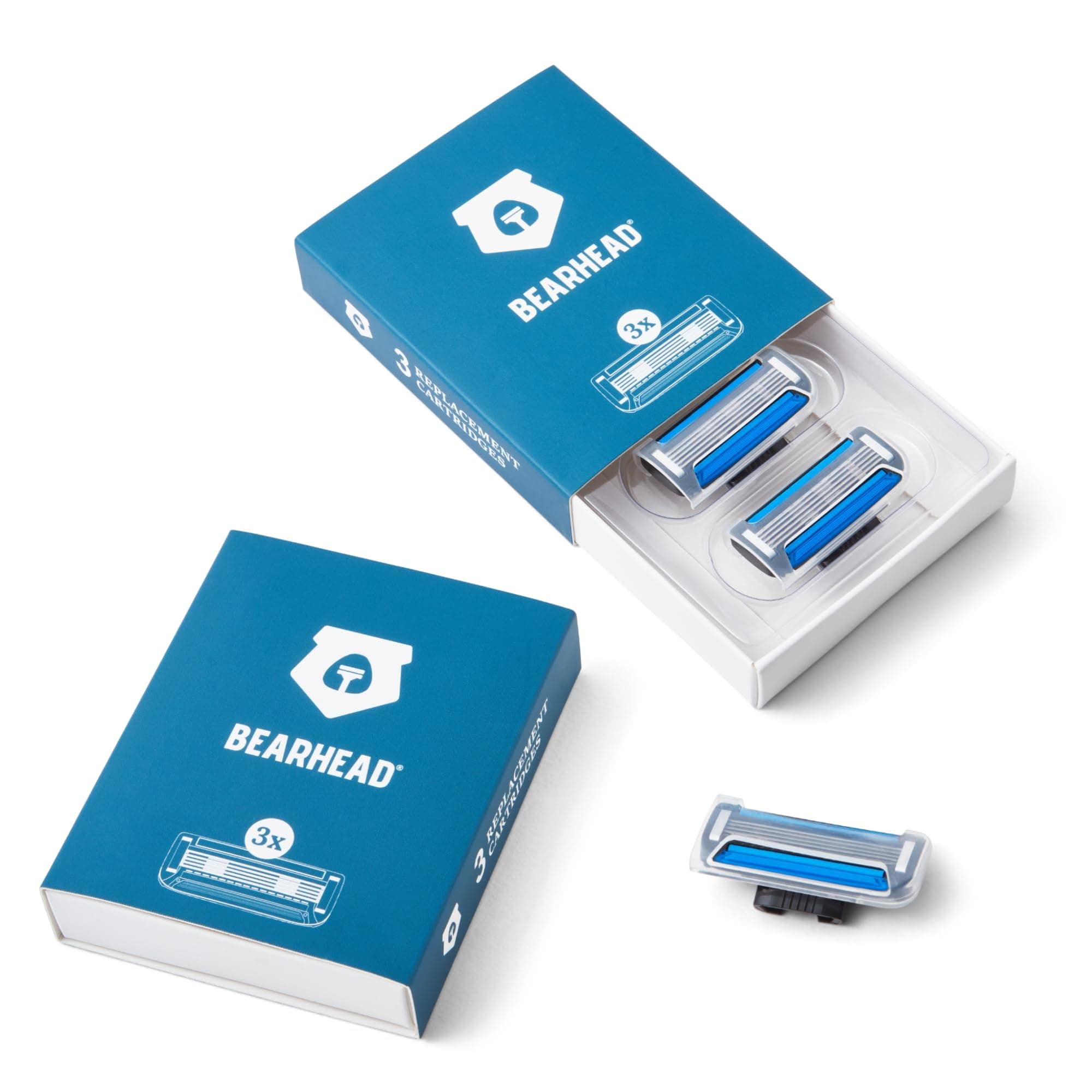 BEARHEAD Head Razor Refill Blade Cartridges (6)
