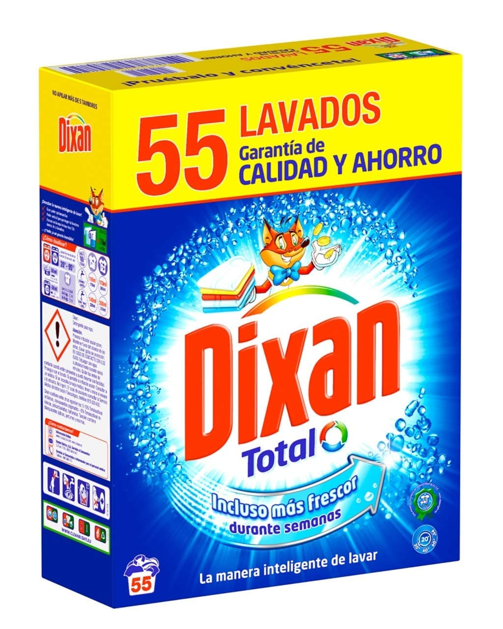 Dixan – Powder Detergent for Washing Machine – Improved Formula – 3.025 kg
