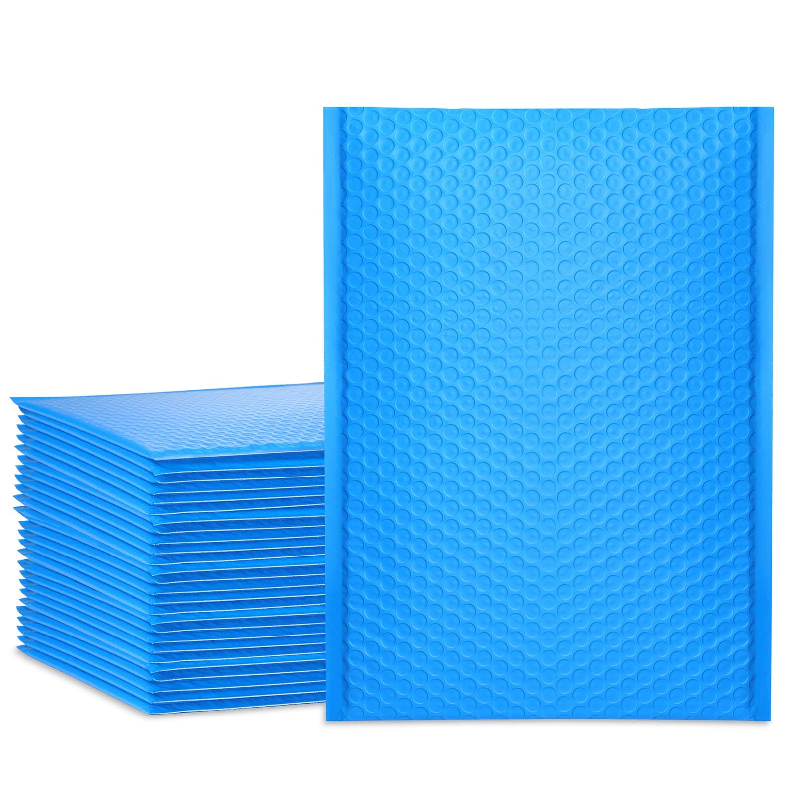UCGOU Bubble Mailers 9.5x14.5 Inch Blue 25 Pack Poly Padded Envelopes Large #4 Mailing Packages Opaque Packaging Postal Self Seal Adhesive Waterproof Boutique Shipping Bags for Clothes