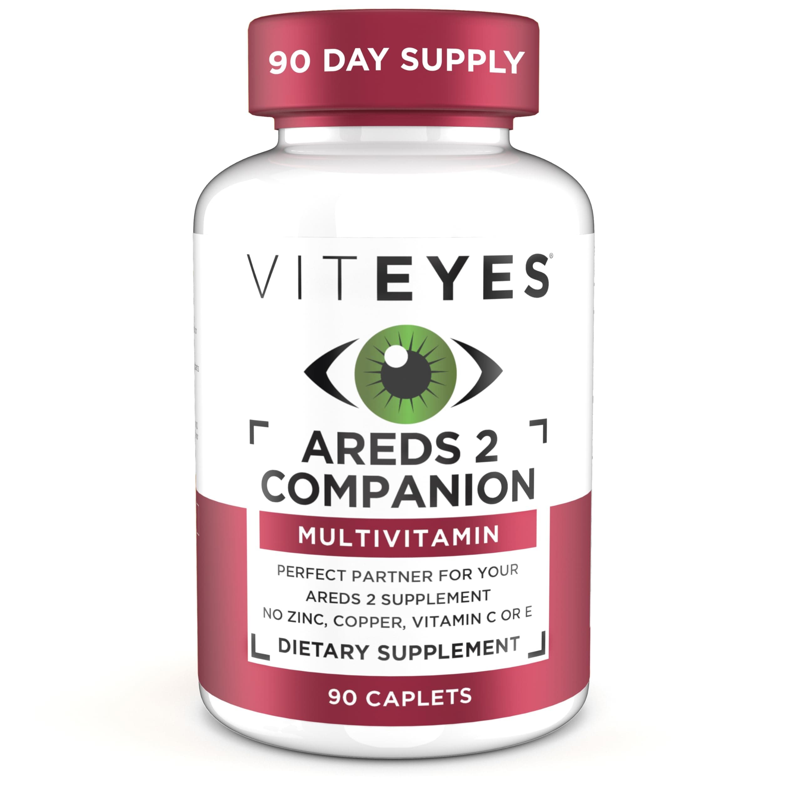 Classic AREDS 2 Companion Multivitamin Supplement, Comprehensive Multivitamin Formula for AREDS 2 Users, 90 Capsules