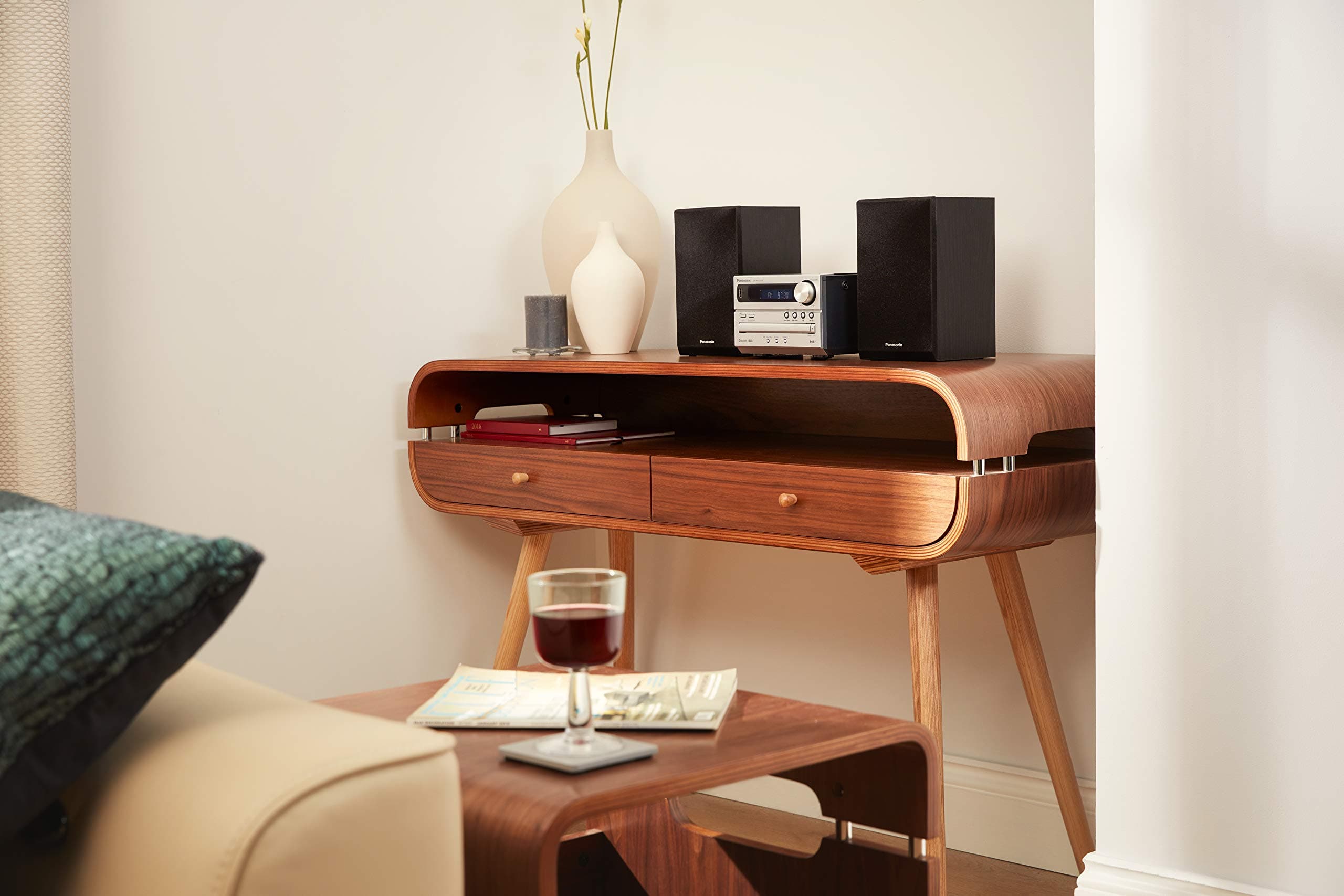 Panasonic SC-PM250BEBS Bluetooth Micro Hi-Fi System with Wireless Technology and DAB Tuner - Silver