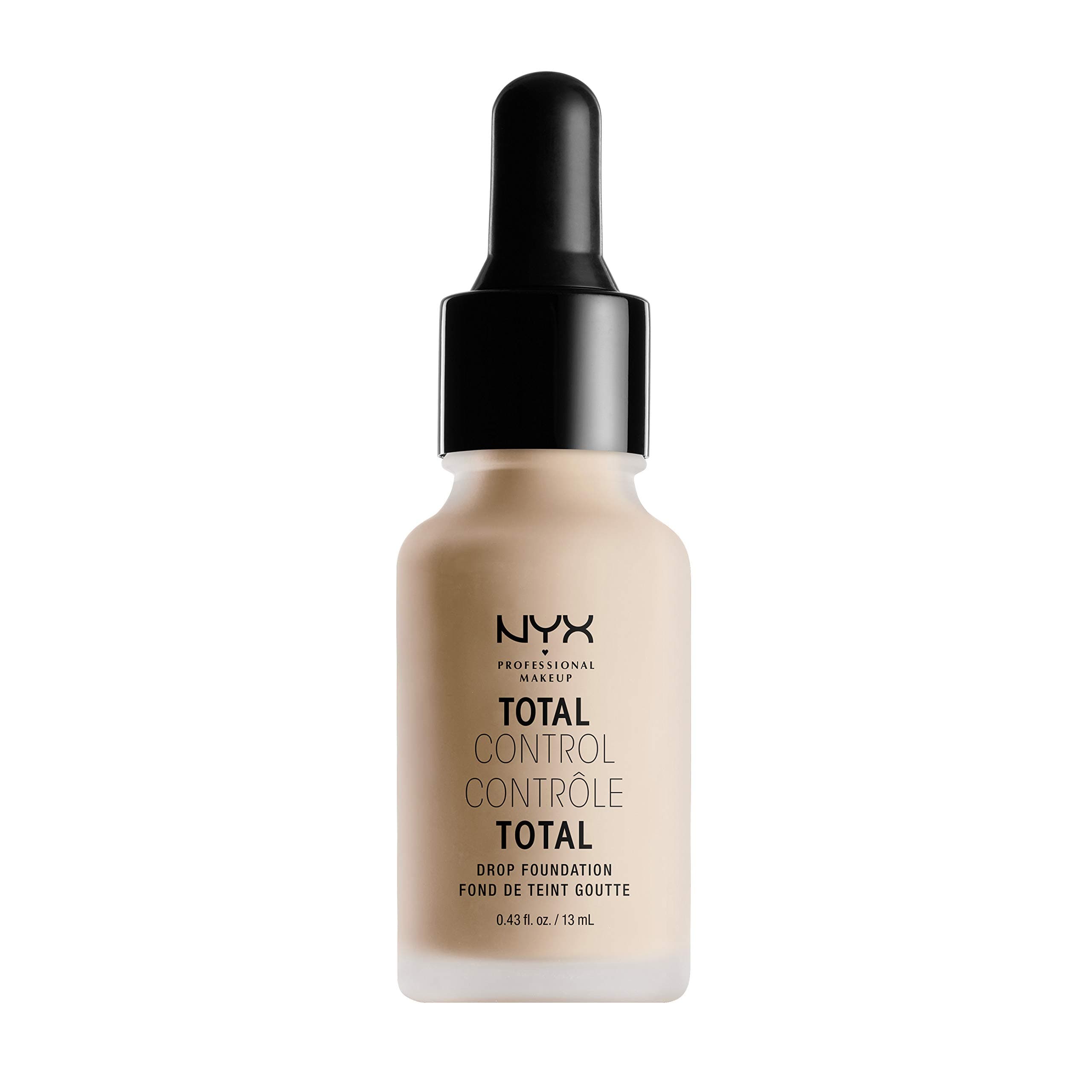 Total Control Drop Foundation, Precise Dosage, Buildable Coverage, Long Lasting, Vegan Formula, Matte Finish, Shade: Light