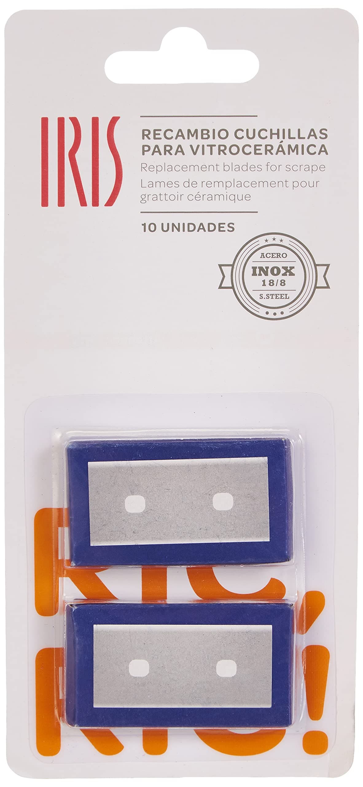 IIRIS 10 Replacement Blades for Scraper for Ceramic Baking Scraper No 18 038