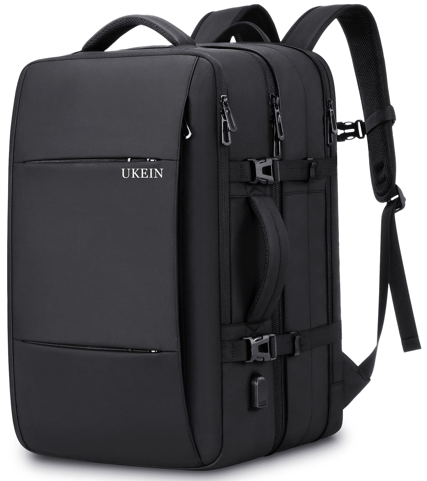 UKEIN 40L Carry on Backpack for Men, 17.3 inch Laptop Backpack for Men Women