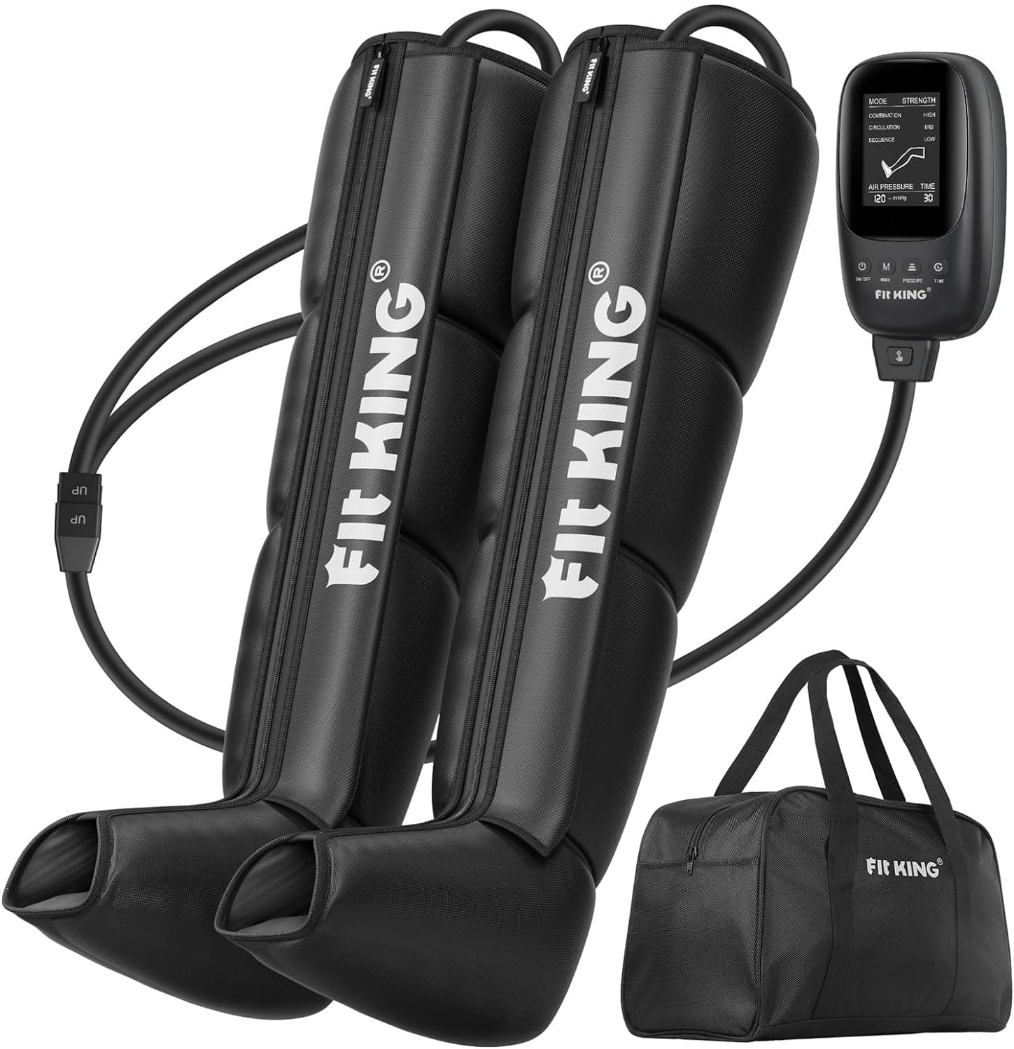 Recovery System Compression Boots Leg Massagers for Pain and Circulation Professional Air Compression Device for Massage Therapy Enhance Sports Performance (Small)